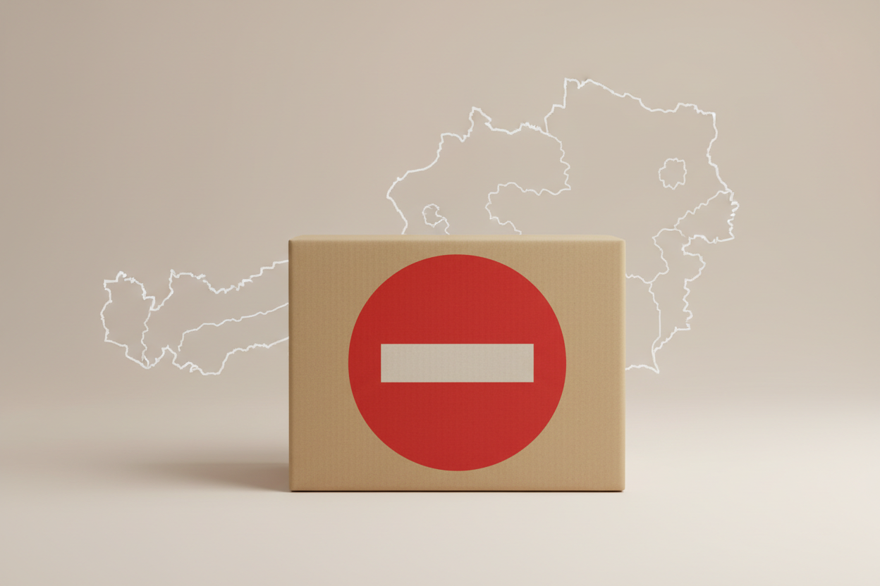 Wichtige Information: Änderung unserer Lieferbedingungen für Österreich