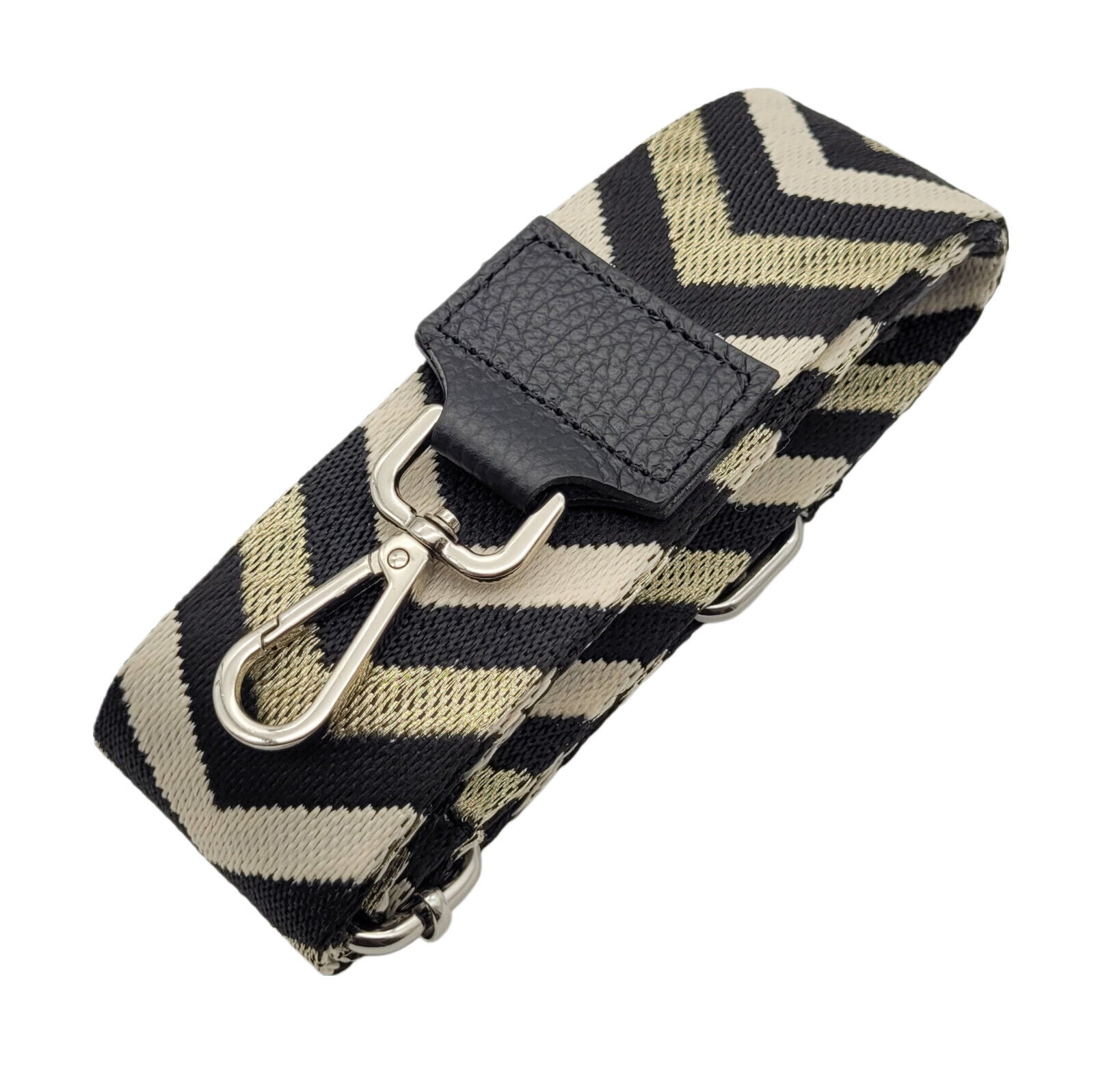 Ersatz Taschengurt Schultergurt Tragegurt Schulterriemen 5cm schwarz beige gold Echtleder Enden