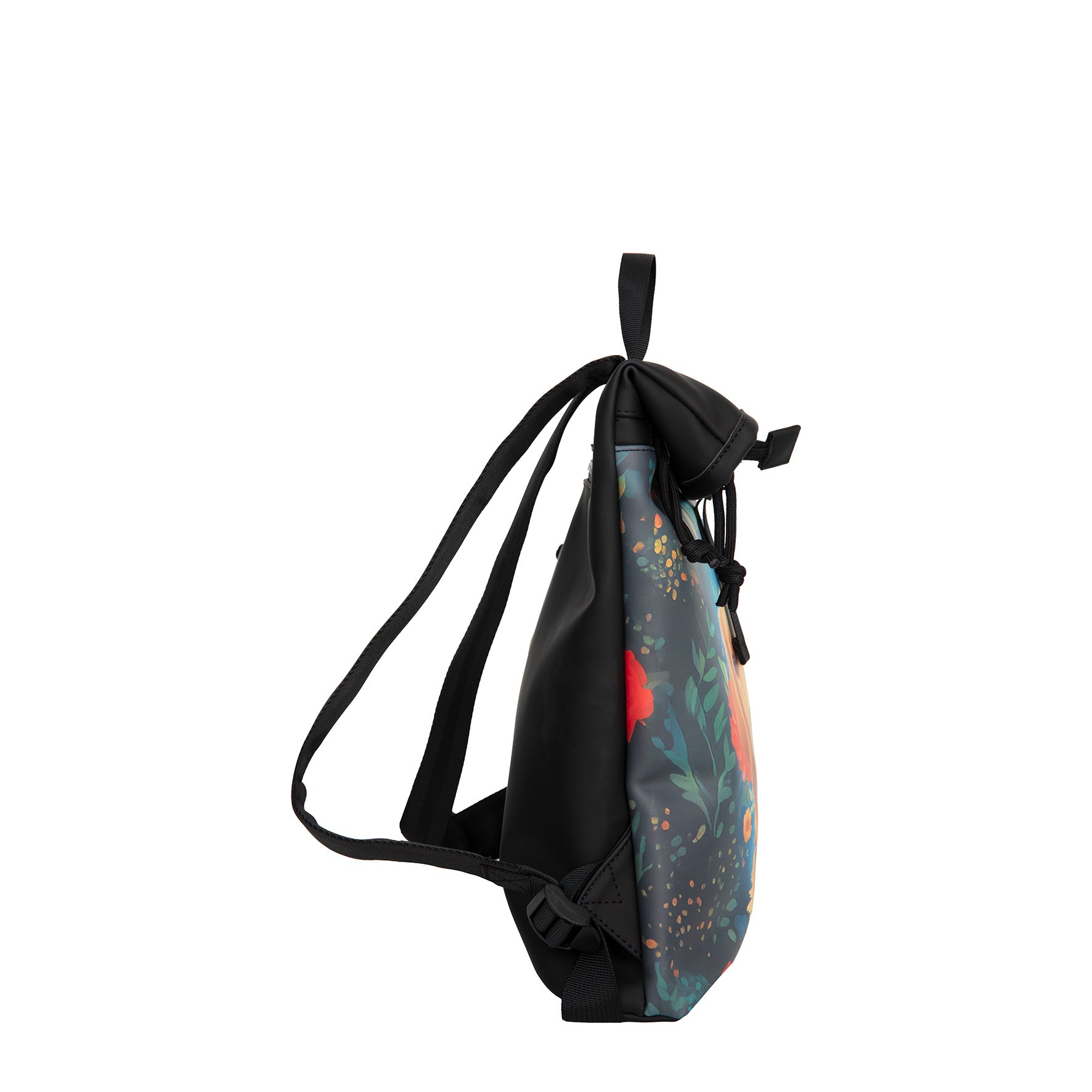 New Rebels Rolltop Cityrucksack Los Angeles – Stylischer Rolltop Rucksack mit Golden Retriever -Design, Wasserabweisend & Praktisch