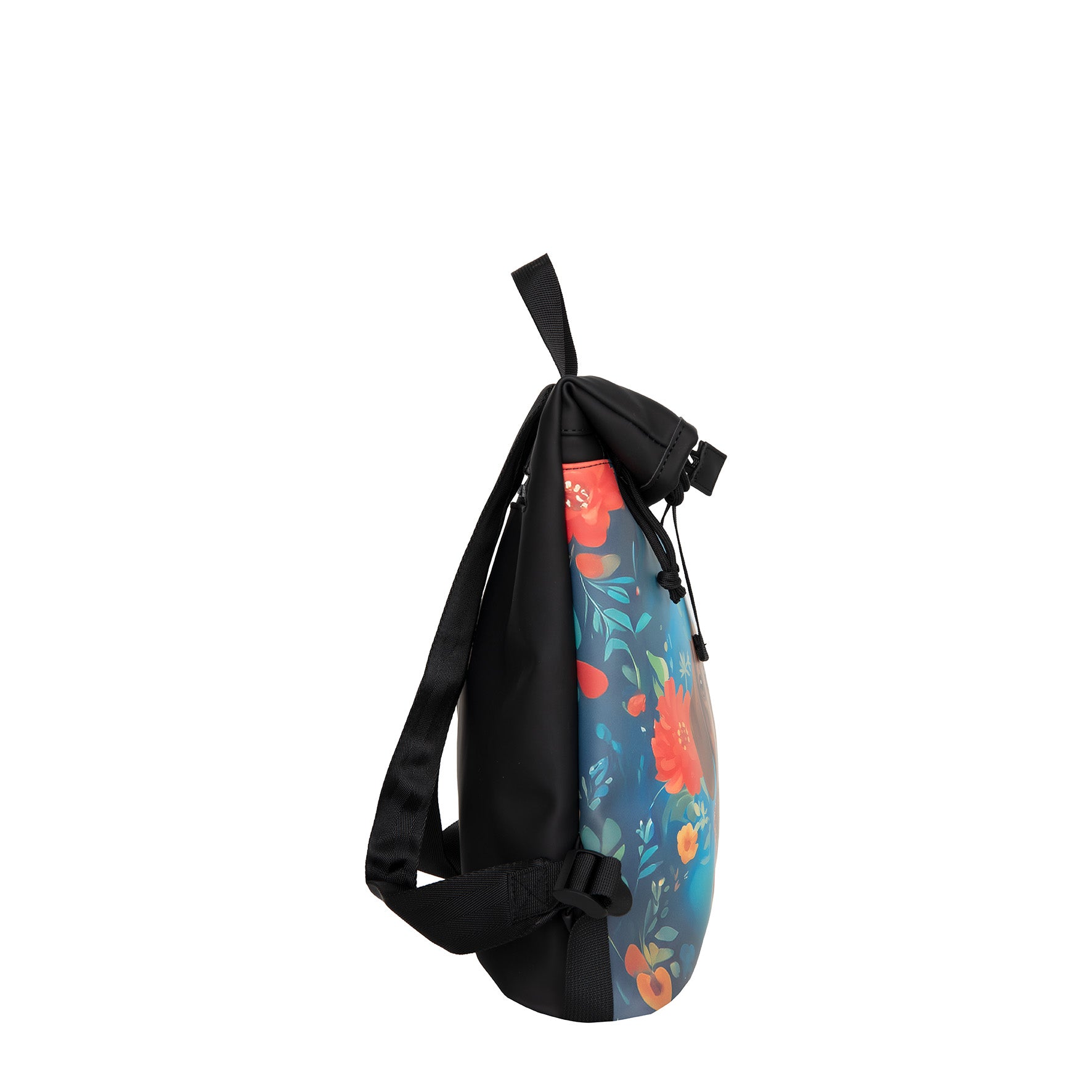 New Rebels Rolltop Cityrucksack Los Angeles – Stylischer Rolltop Rucksack mit Dackel - Design, Wasserabweisend & Praktisch