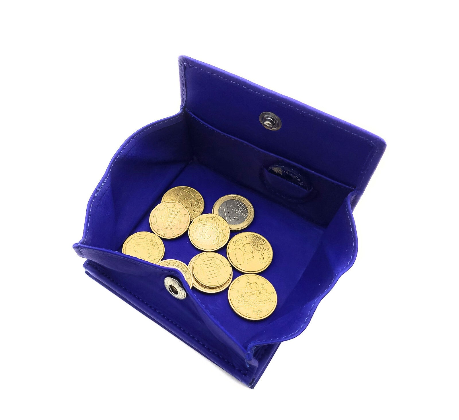 Jockey Club echt Leder Geldbörse Portemonnaie Wiener Schachtel RFID Schutz royal blau