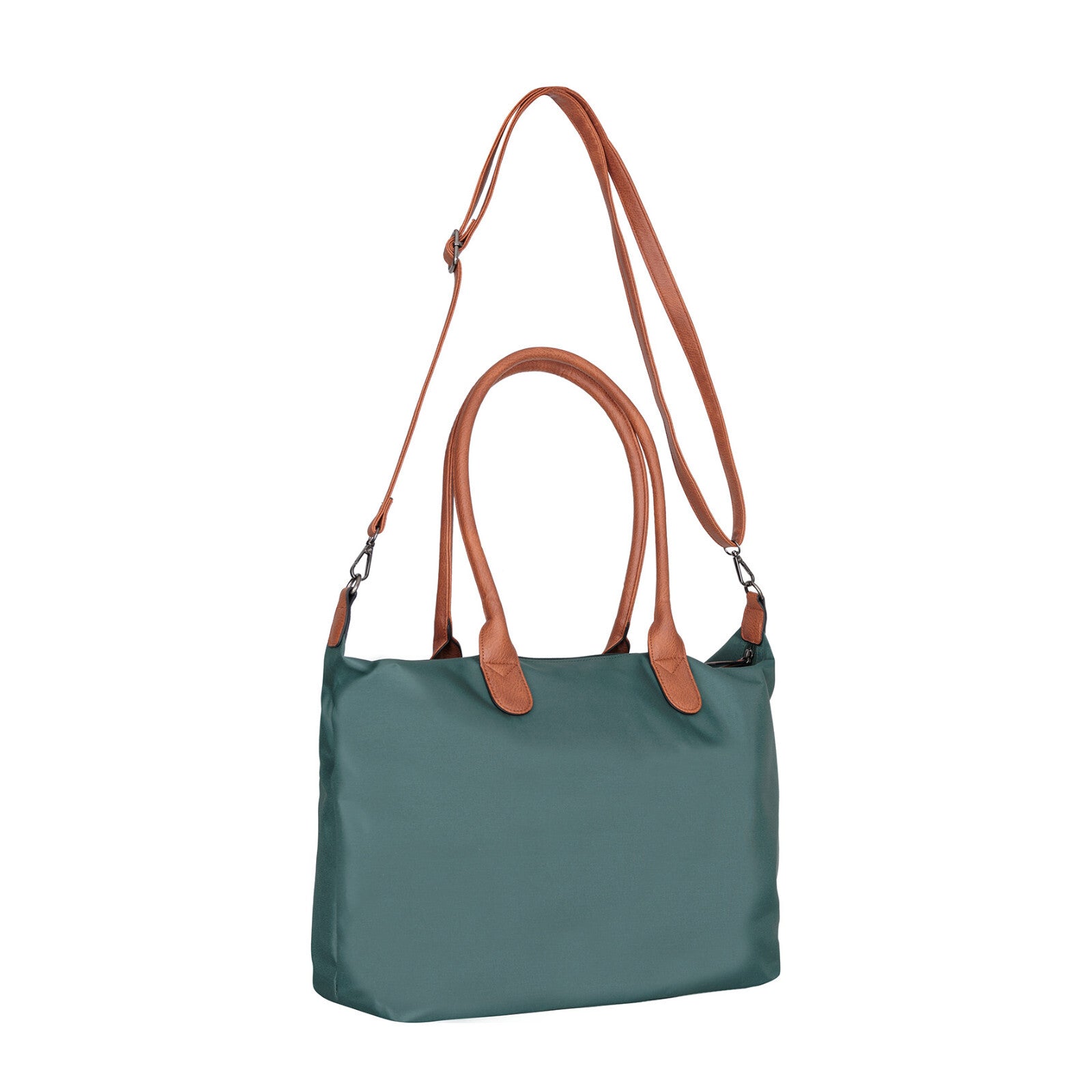 Mustang großer Damen Shopper Handtasche Umhängetasche "Limnos" grün