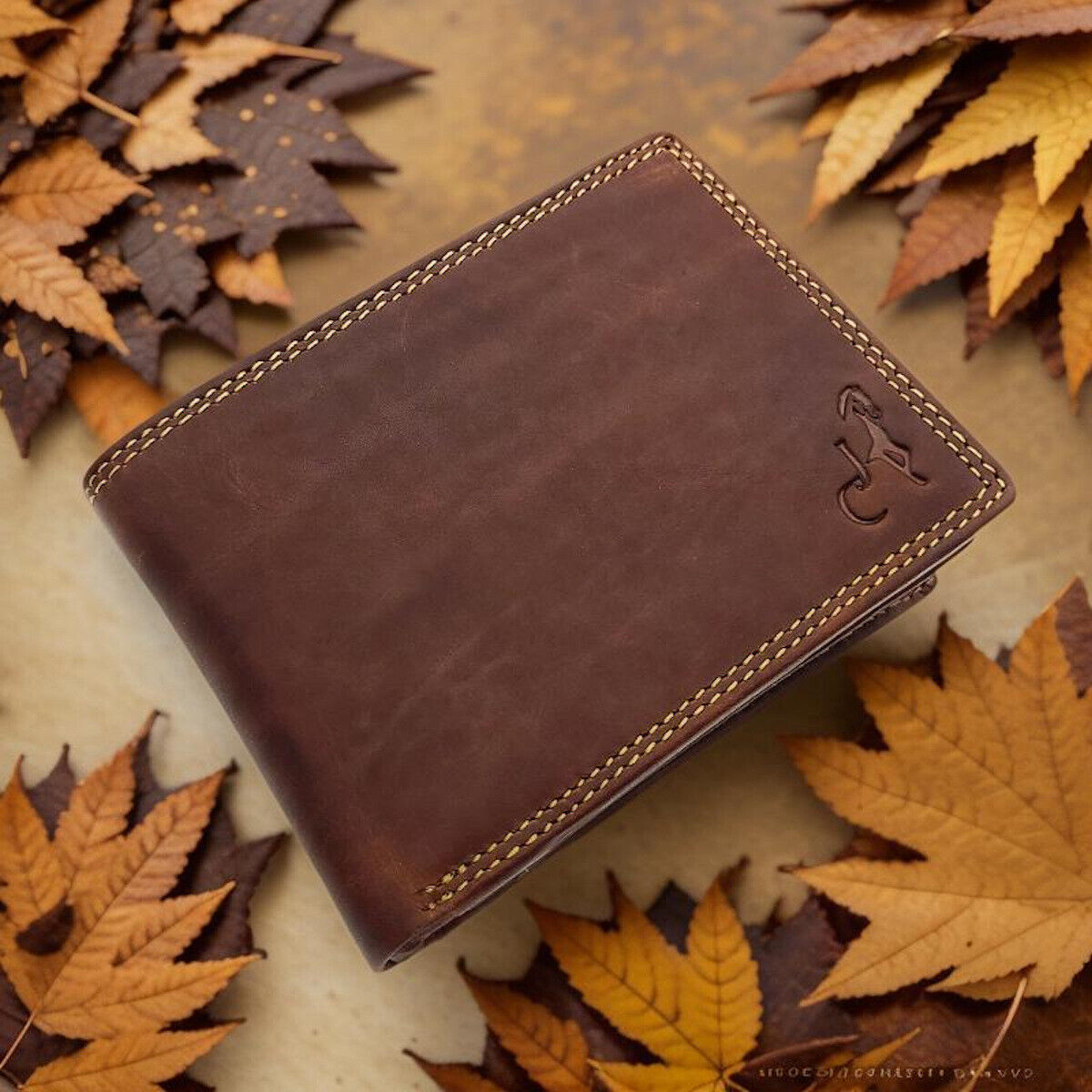 Jockey Club Basic echt Leder Geldbörse Portemonnaie Geldbeutel RFID Schutz braun