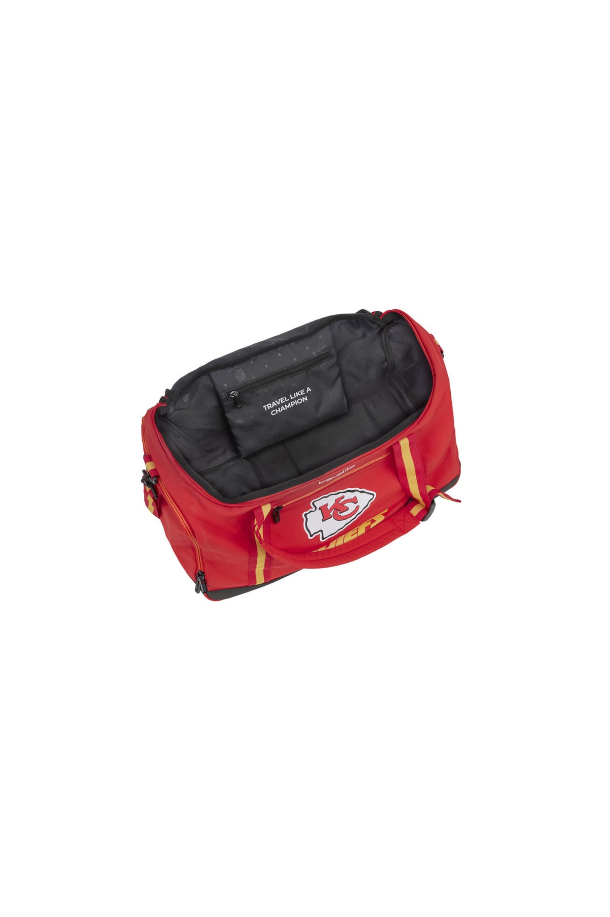 travelite x NFL Sporttasche M Kansas City Chiefs – 47 l mit Rucksackfunktion