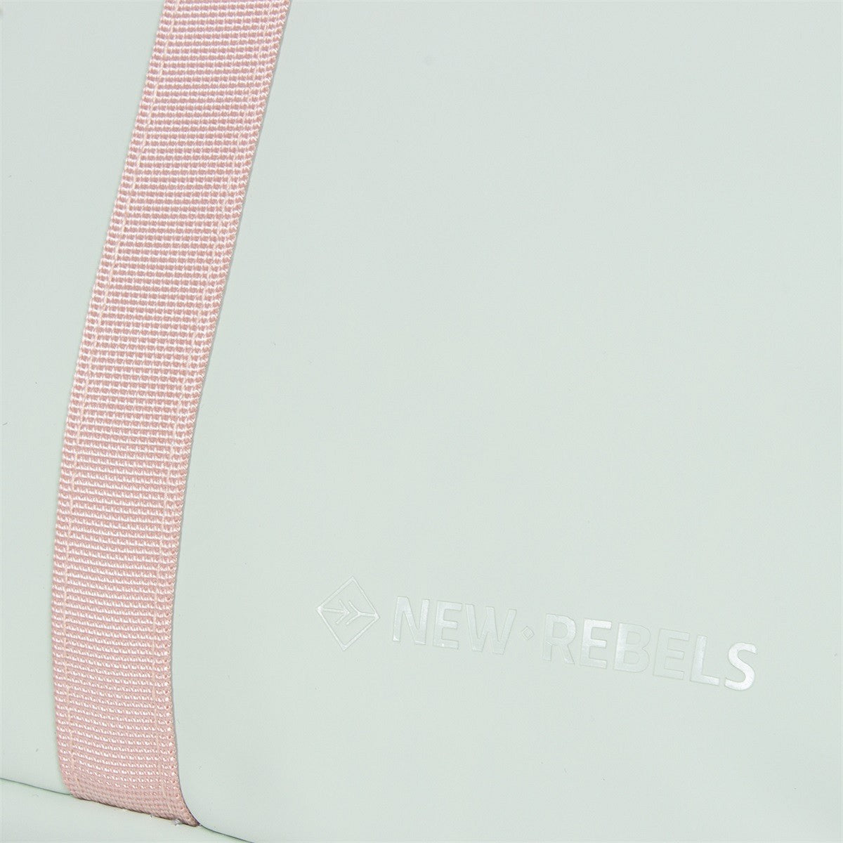New Rebels Tim Roll Up Rolltop City Rucksack Los Angeles wasserabweisend mint grün / rosé