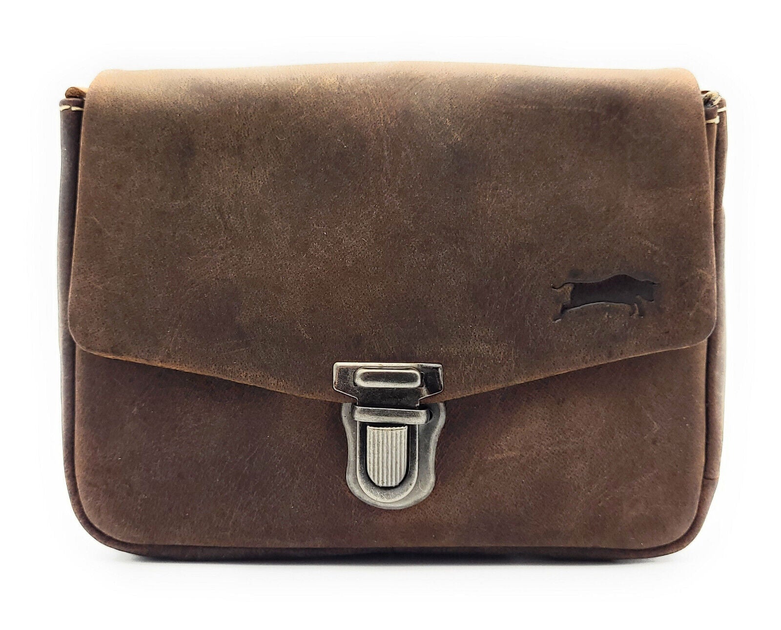 Ven Tomy kleine echt Leder Gürteltasche Bikertasche Hüfttasche Bauchtasche Vintage