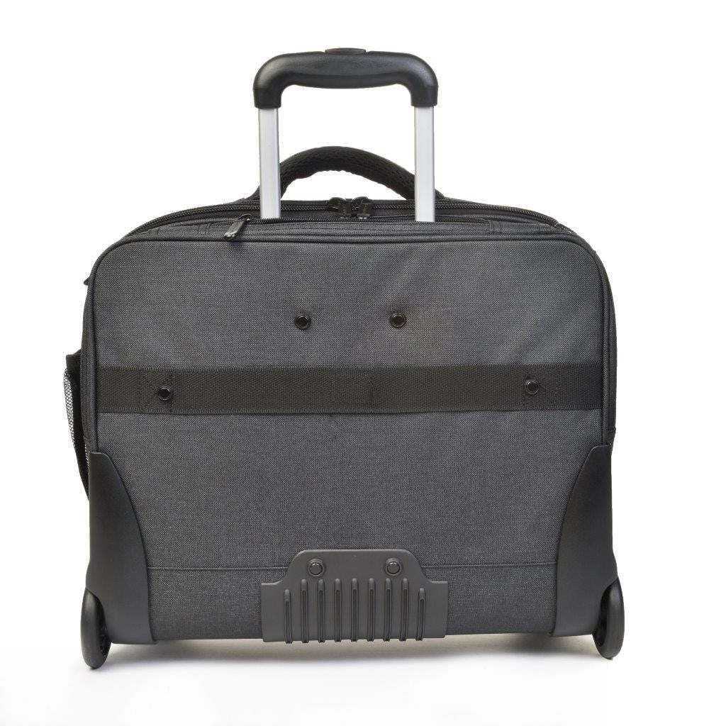 Dermata Business Notebook Trolley Laptop Pilotenkoffer Aktenkoffer bis 17" grau