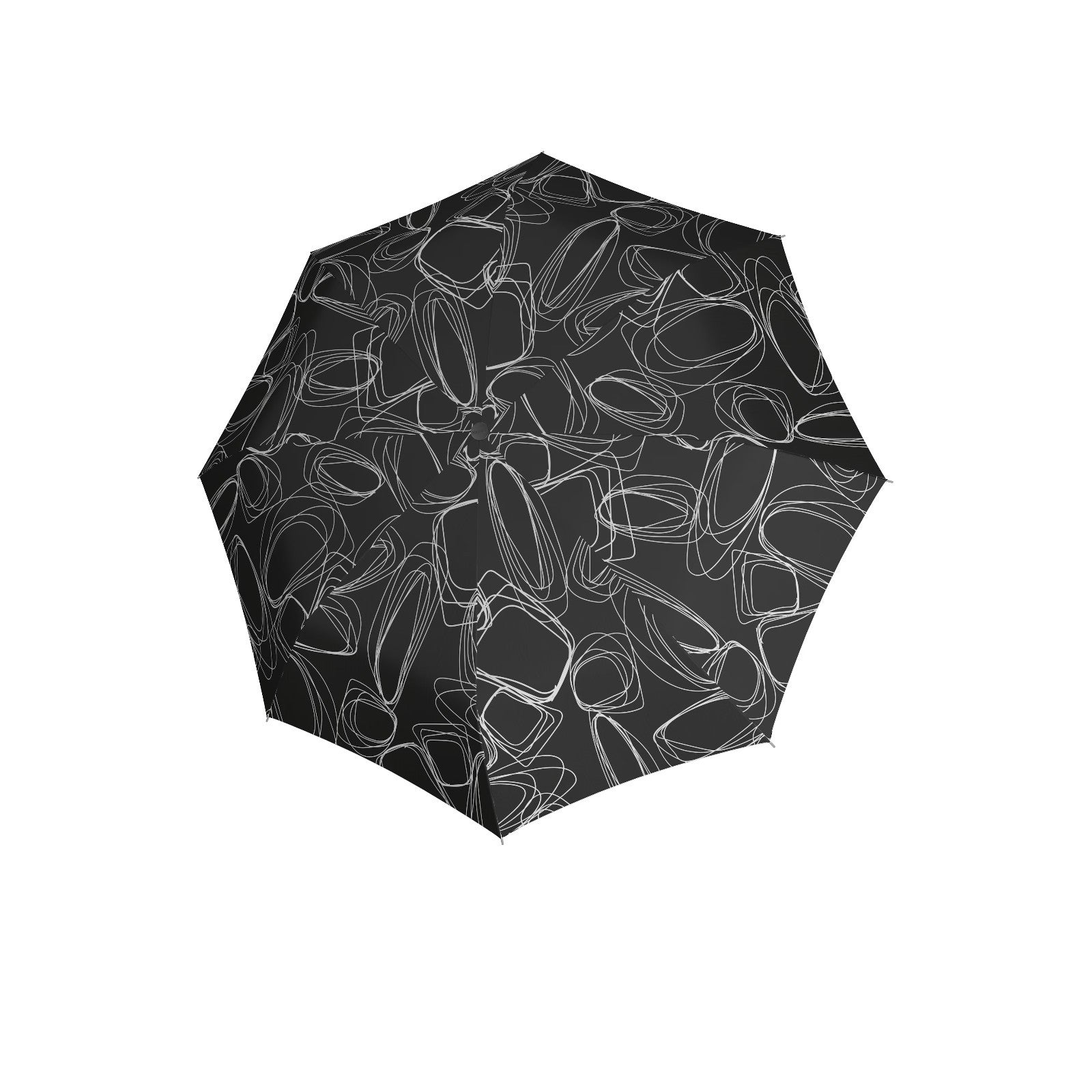Knirps T.200 Duomatic Regenschirm Taschenschirm Schirm sturmfest pure black