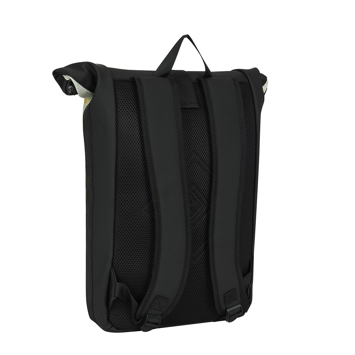 New Rebels Rucksack New York – Stylischer Rolltop mit Kunstmotiv Bubblegum, wasserabweisend & praktisch