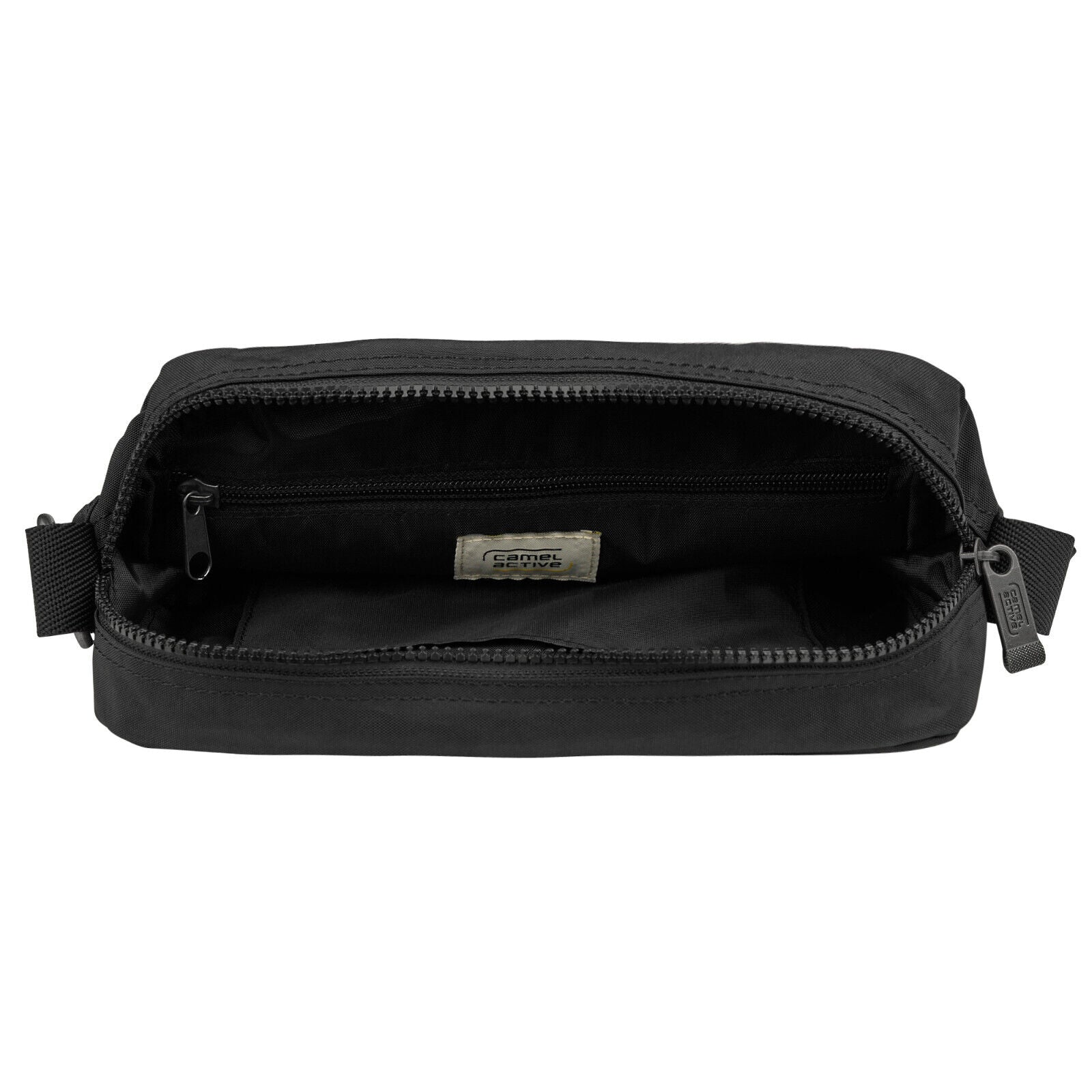 camel active Camera Bag JOURNEY – Robuste Umhängetasche mit Reißverschluss & abnehmbarer Extratasche schwarz