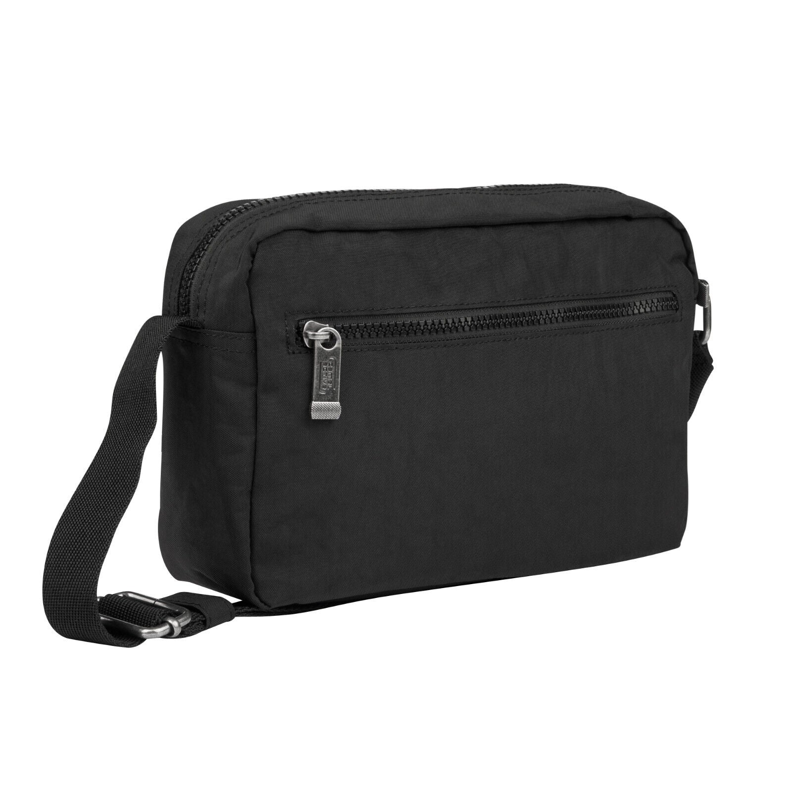 camel active Camera Bag JOURNEY – Robuste Umhängetasche mit Reißverschluss & abnehmbarer Extratasche schwarz