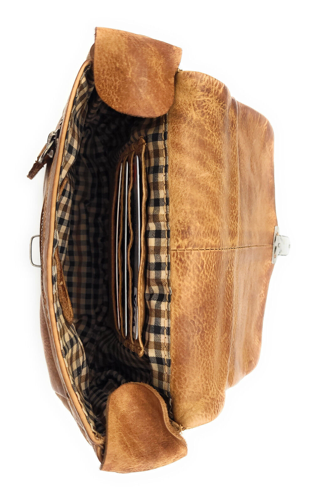 Ven Tomy echt Leder Gürteltasche Bikertasche Hüfttasche Bauchtasche Waschleder braun