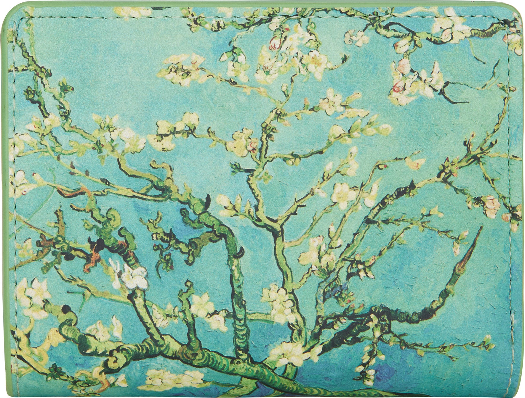 New Rebels Smart Wallet – Van Gogh „Mandelblüte“ | Künstlerisches Portemonnaie mit Münzfach, Kartenetui & Sichtfach