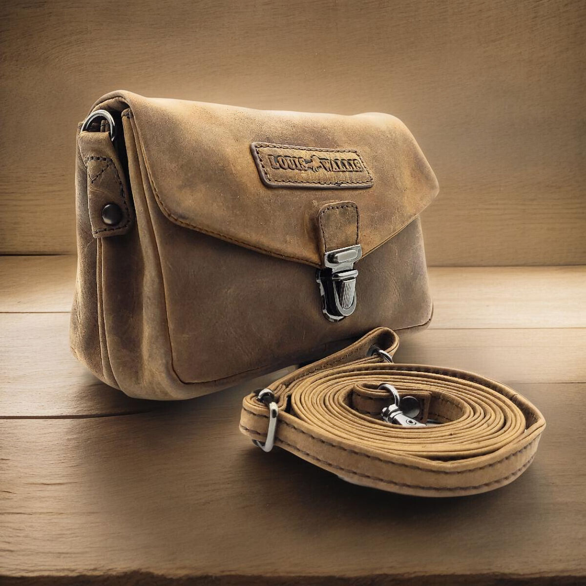 Leder Gürteltasche Bikertasche Jagdtasche Hüfttasche Bauchtasche Schultergurt