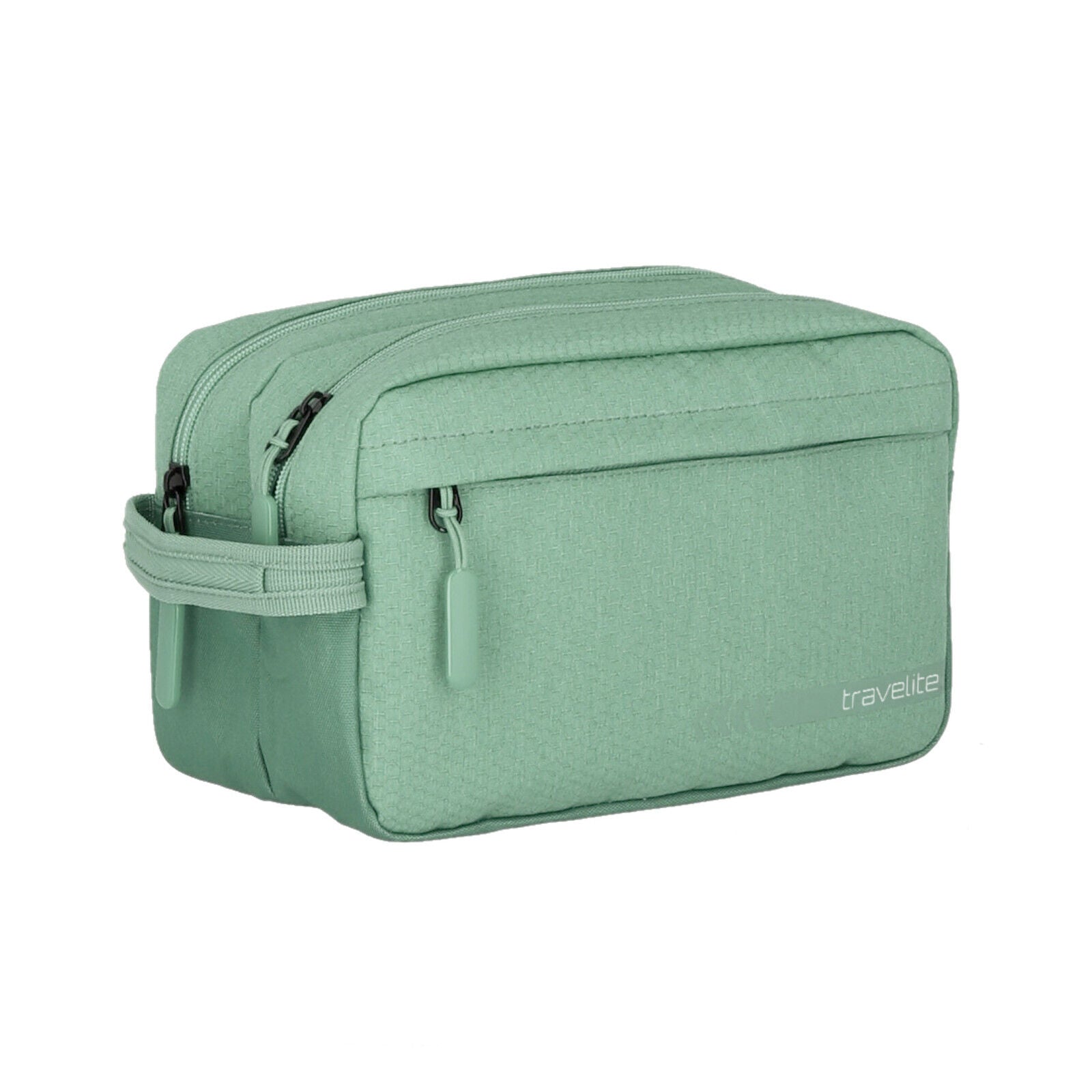 Travelite Kick Off Kulturtasche Kulturbeutel Doppelfach salbei