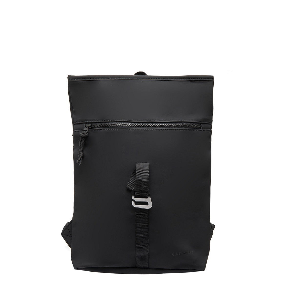 New Rebels Mart Roll Up Rolltop City Rucksack Los Angeles wasserabweisend schwarz