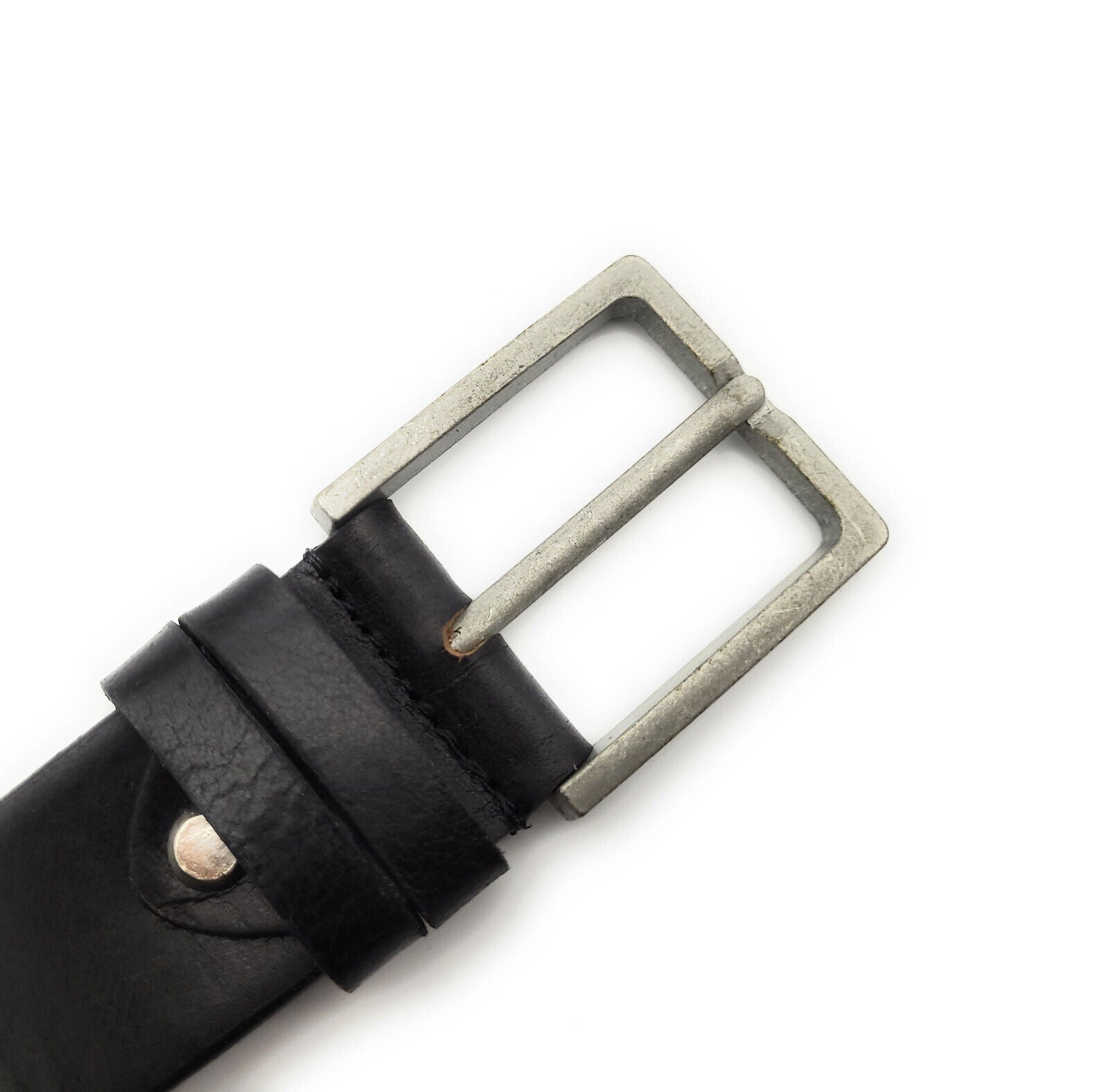 XXXL echt Leder Herren Gürtel Ledergürtel Büffelleder Jeansgürtel 140cm schwarz