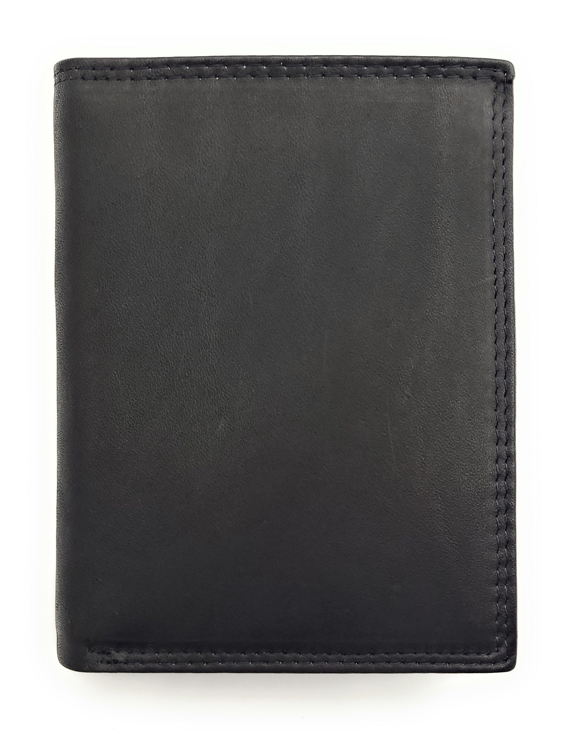 Lemasi Leder Geldbörse RFID Schutz – Herren & Damen Portemonnaie Schwarz