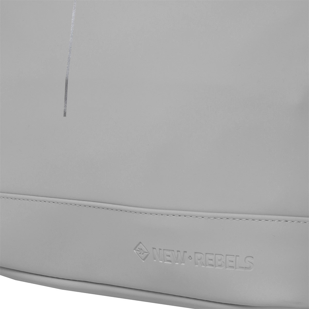 New Rebels New York Rolltop Rucksack Grau – wasserabweisend, 15" Laptopfach, 15 L