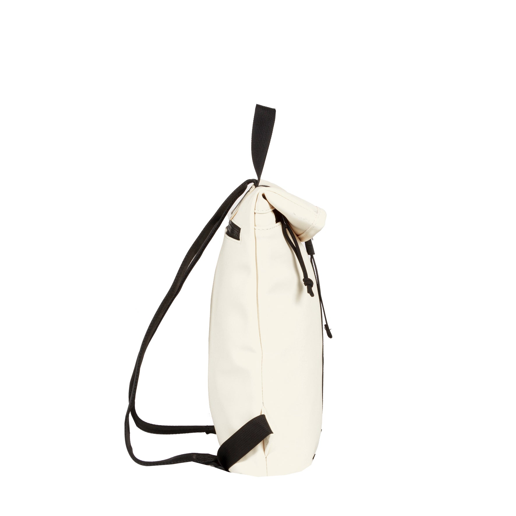 New Rebels Mart Roll Up Rolltop City Rucksack Los Angeles wasserabweisend cremeweiß