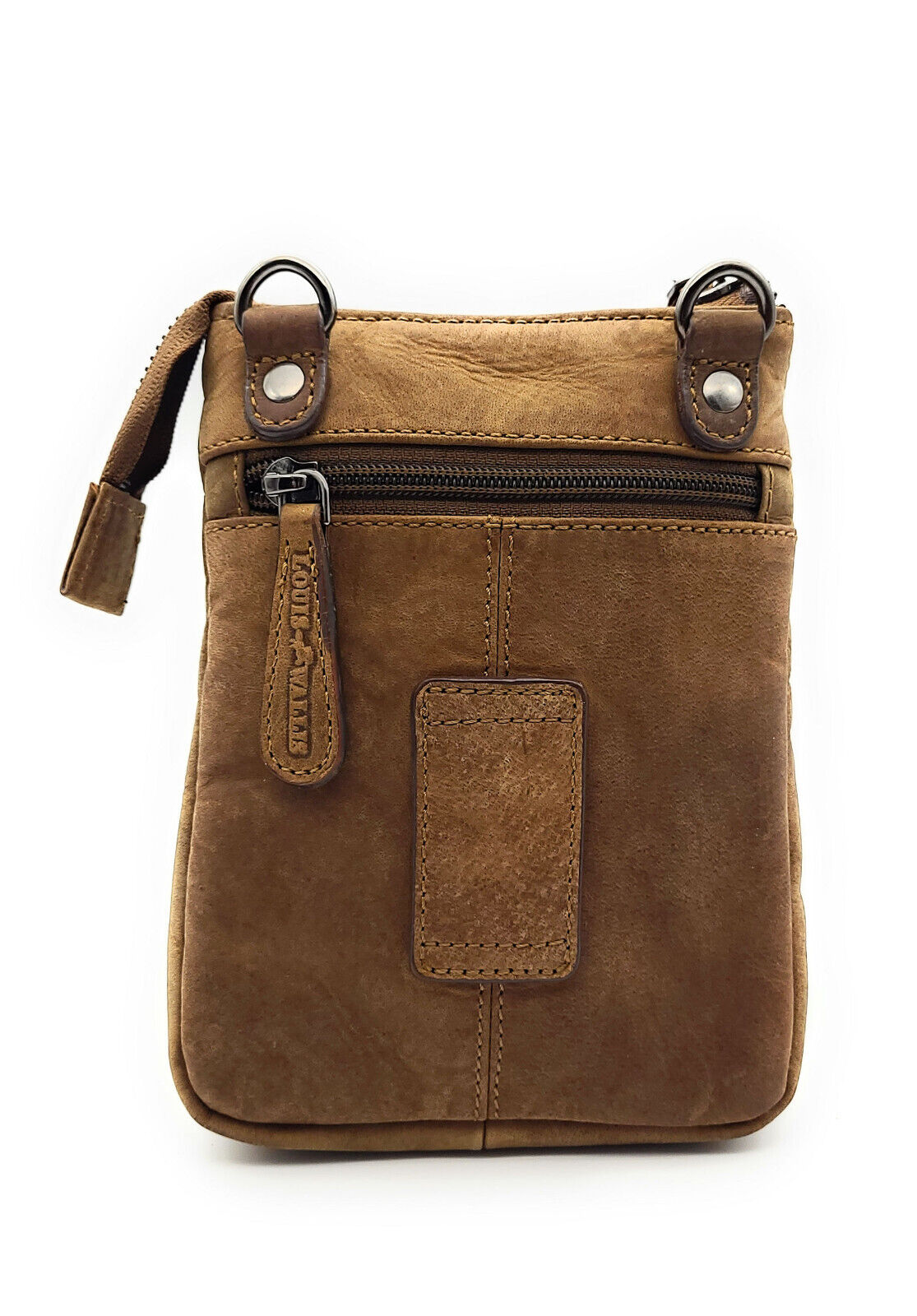 Louis Wallis Leder Gürteltasche Bikertasche Umhängetasche Hüfttasche Bauchtasche Schultergurt