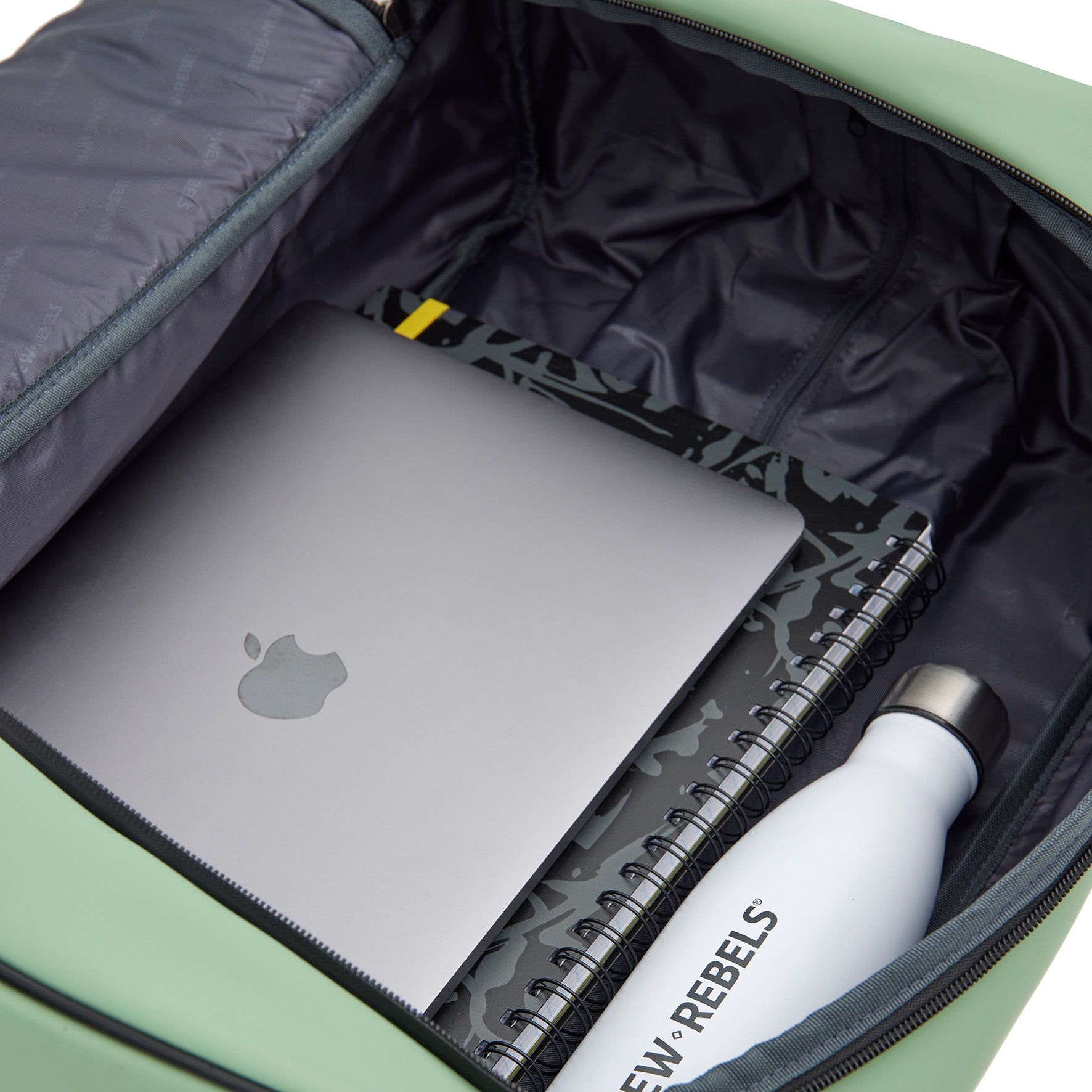 New Rebels OnBoard Trolley Laredo Wasserabweisend | Reisekoffer mit Rollen | Handgepäck 32x18x50cm | Kunstdruck Mandelbüten