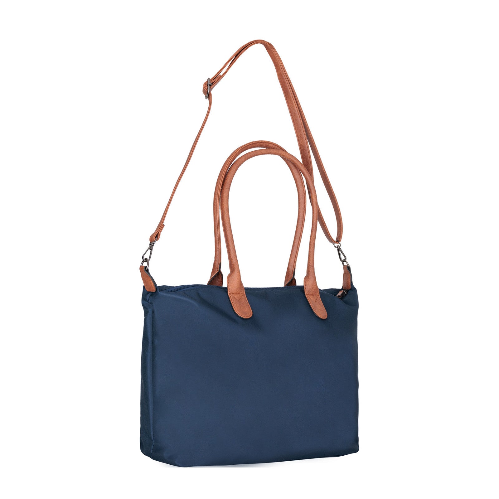 Mustang großer Damen Shopper Handtasche Umhängetasche "Limnos" navy blau