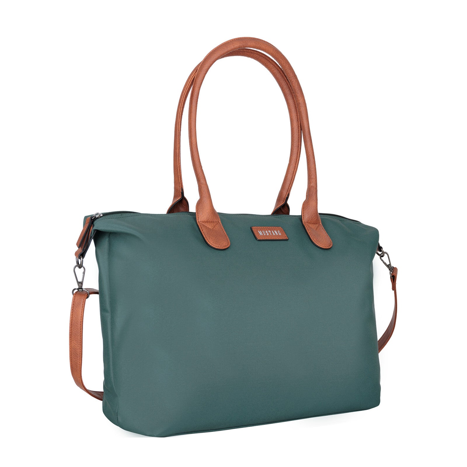 Mustang großer Damen Shopper Handtasche Umhängetasche "Limnos" grün