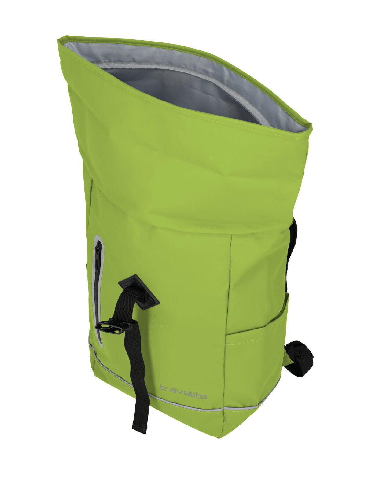 Travelite Rollup Rucksack – Leichter & wasserdichter Alltagsrucksack für Arbeit, Sport & Reisen limette grün