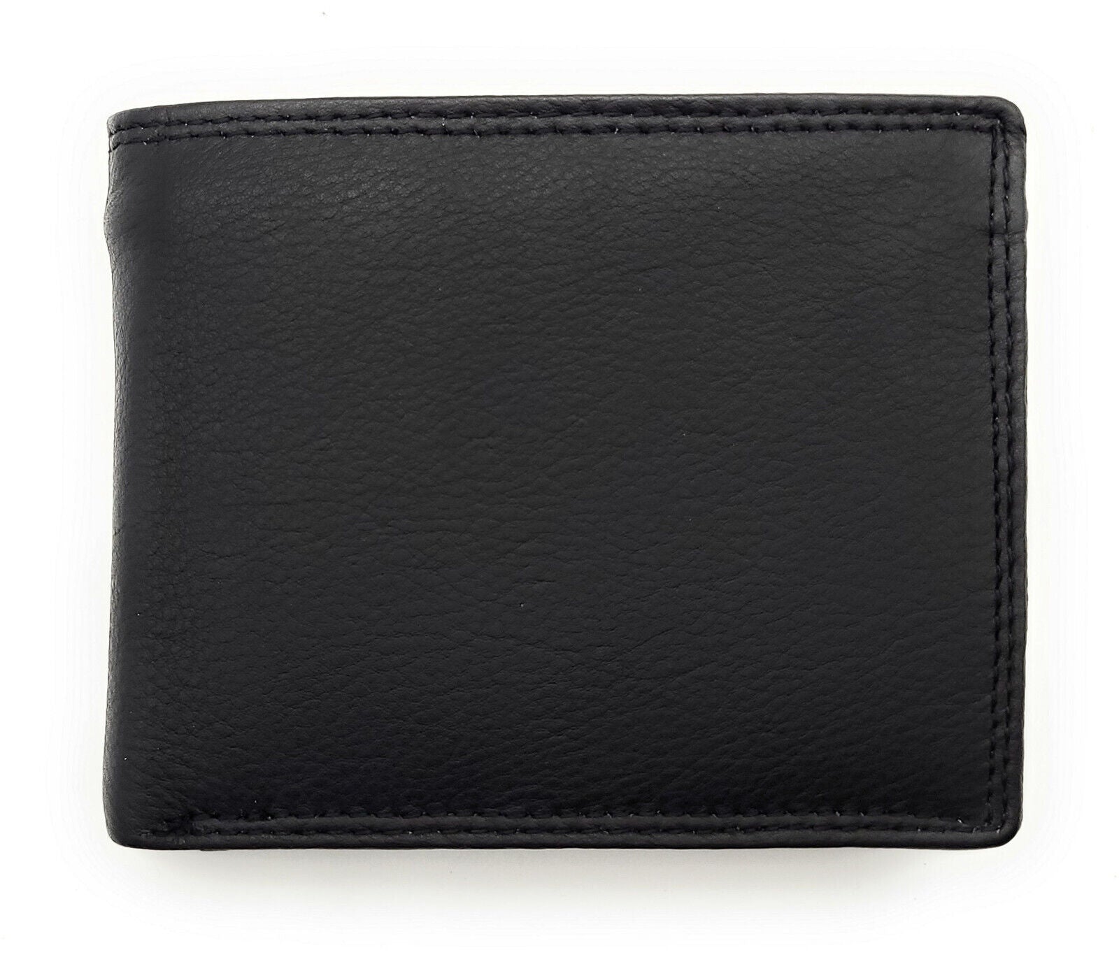 Herren Geldbörse aus echtem Rindnappa-Leder mit RFID-Schutz & Reißverschlussfach – Klassische Lederbörse mit Münzfach, 10 Kartenfächern & Geschenkbox