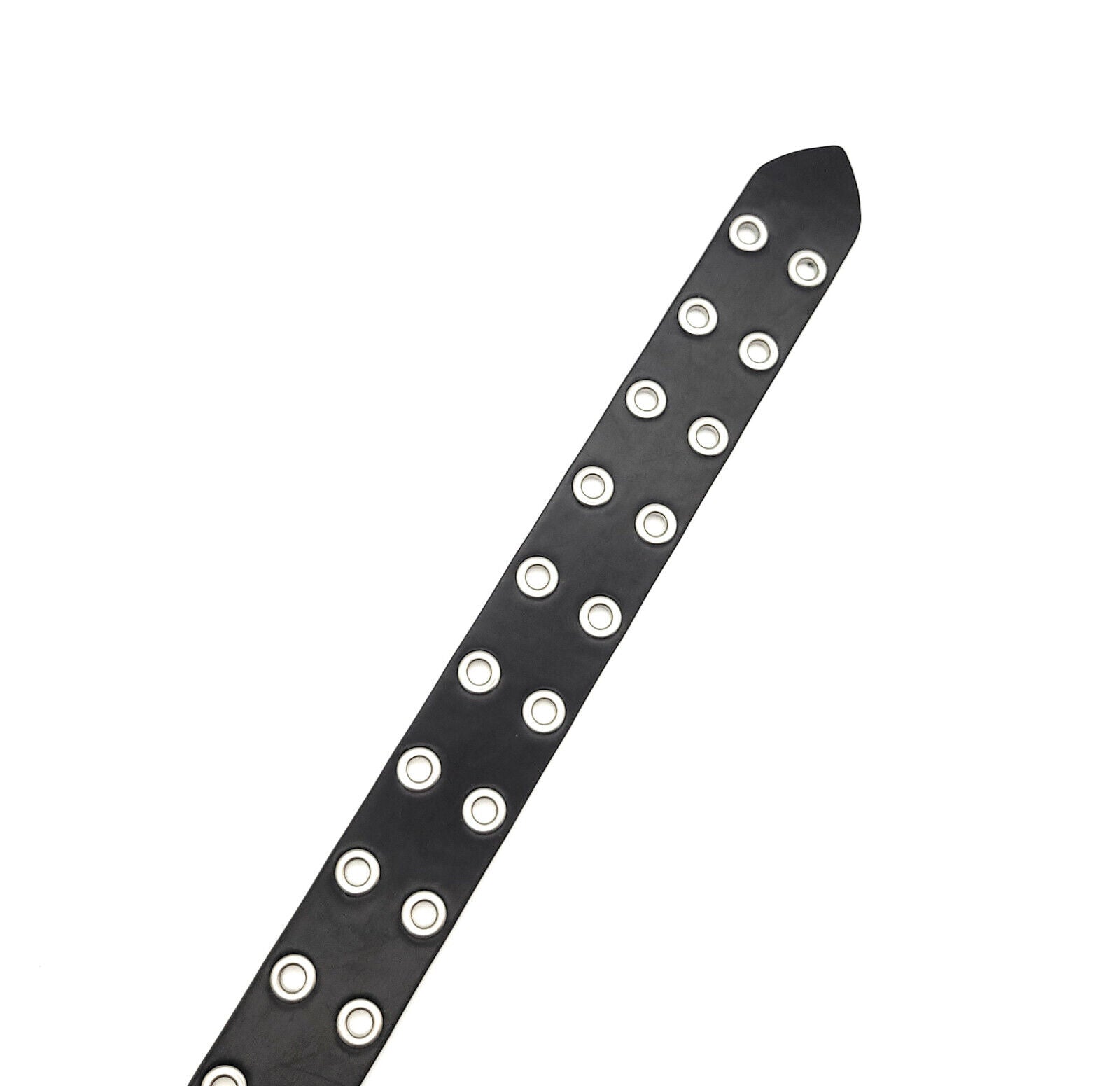 2-Loch Nietengürtel Ösen Gürtel Jeansgürtel Damen Herren echt Leder & PU 135cm (120cm Bundweite)