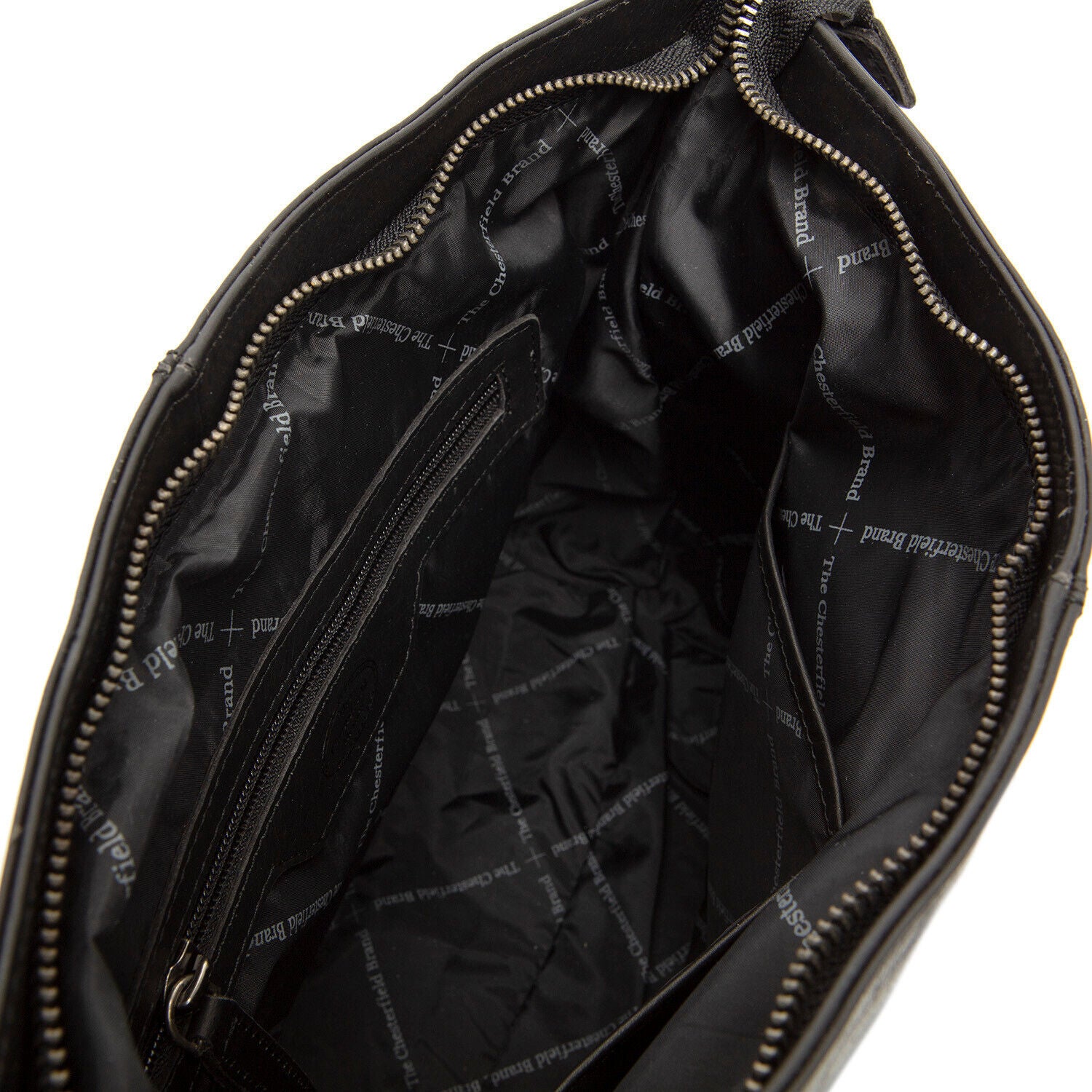 The Chesterfield Brand echt Leder Damen Handtasche Schultertasche Umhängetasche Amelia schwarz