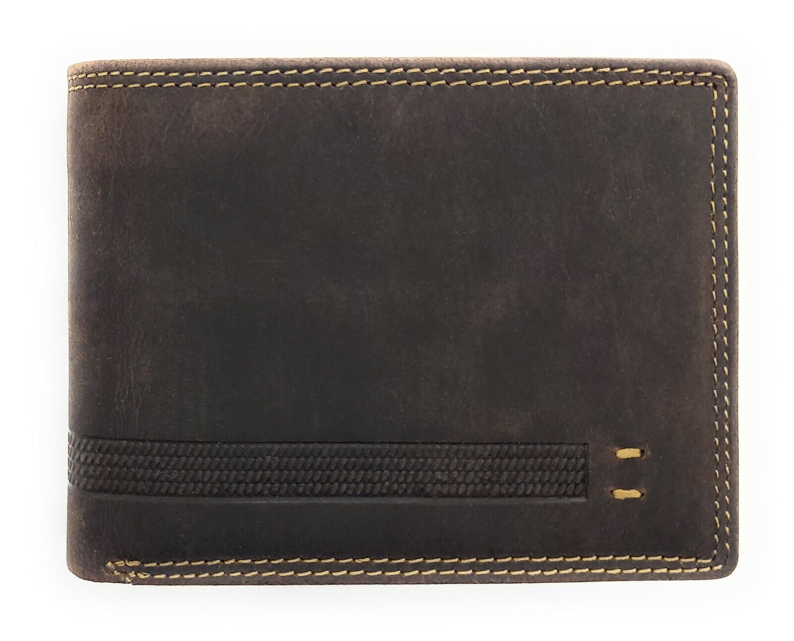 Jockey Club Basic echt Leder Geldbörse Portemonnaie Geldbeutel Hunterleder RFID Schutz dunkelbraun