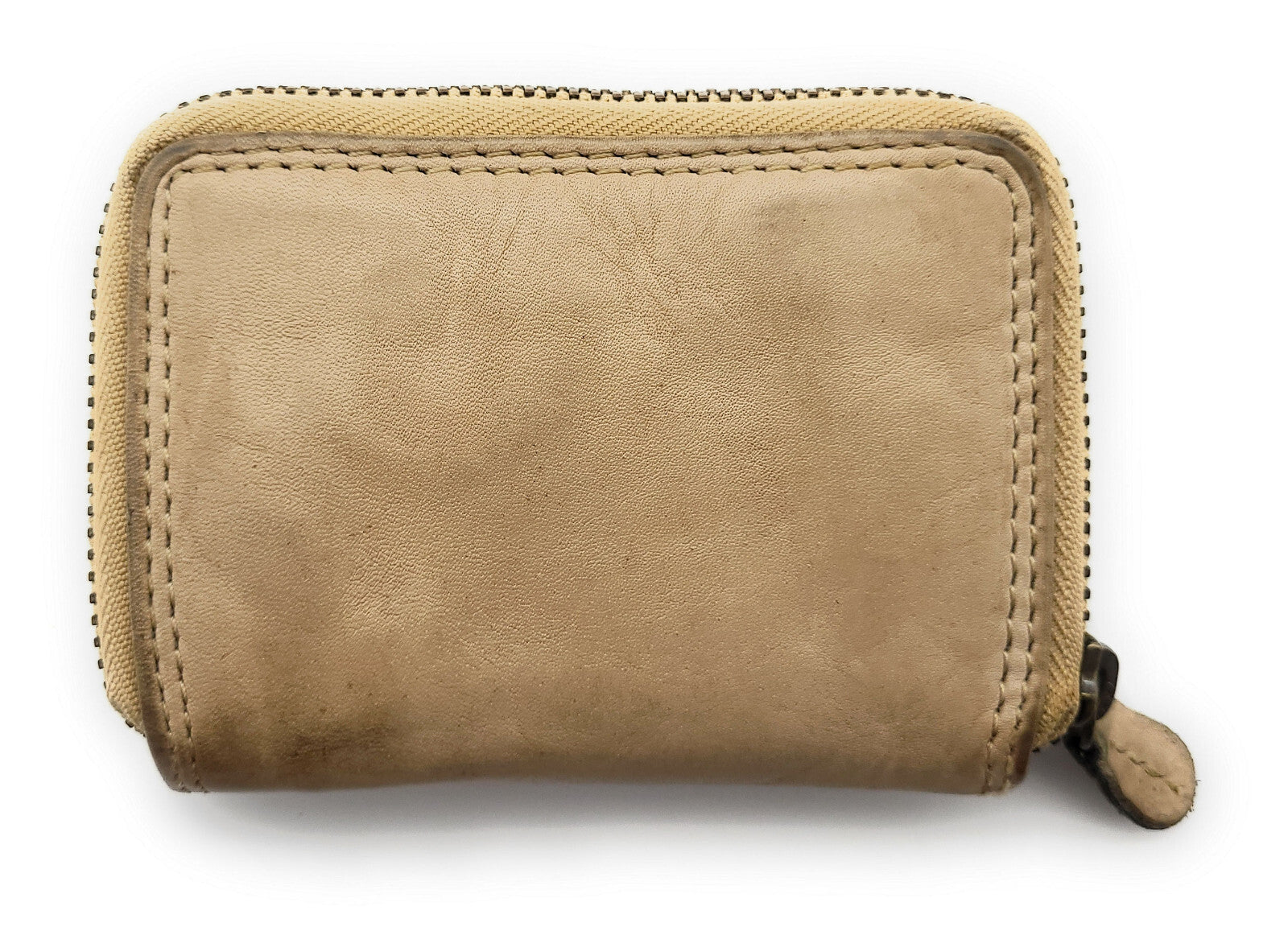 Hill Burry Mini echt Leder Damen Geldbörse Portemonnaie RFID Schutz Waschleder taupe