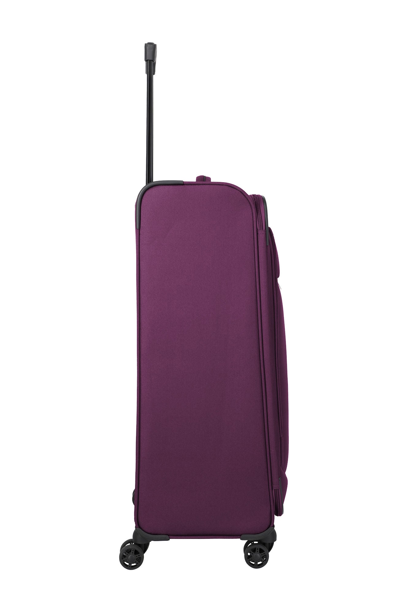 Travelite Priego Trolley L 77 cm – Großer Reisekoffer mit 4 Rollen & 90 L Volumen berry