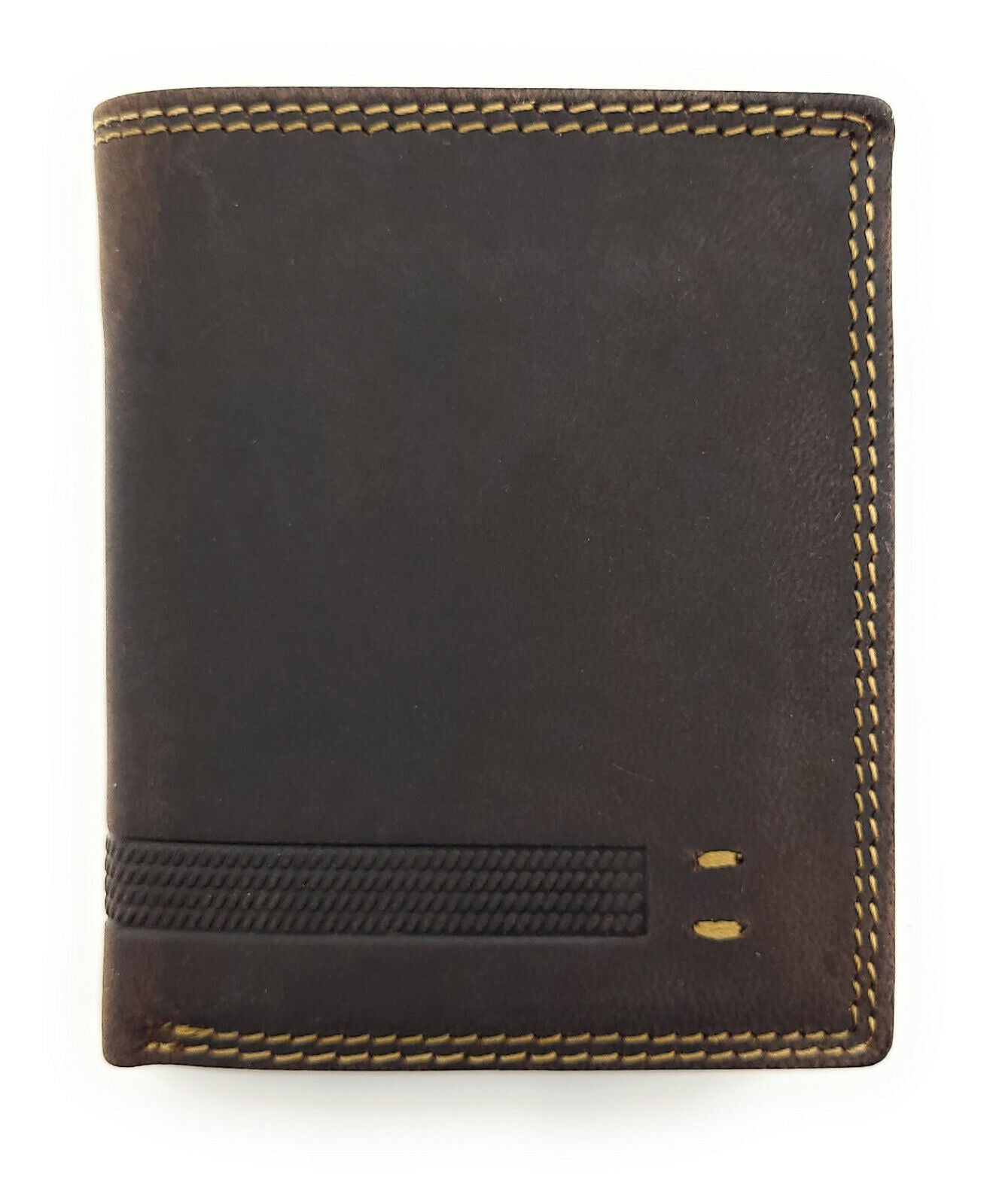 Jockey Club Basic kleine echt Leder Geldbörse Portemonnaie Geldbeutel mit RFID Schutz braun