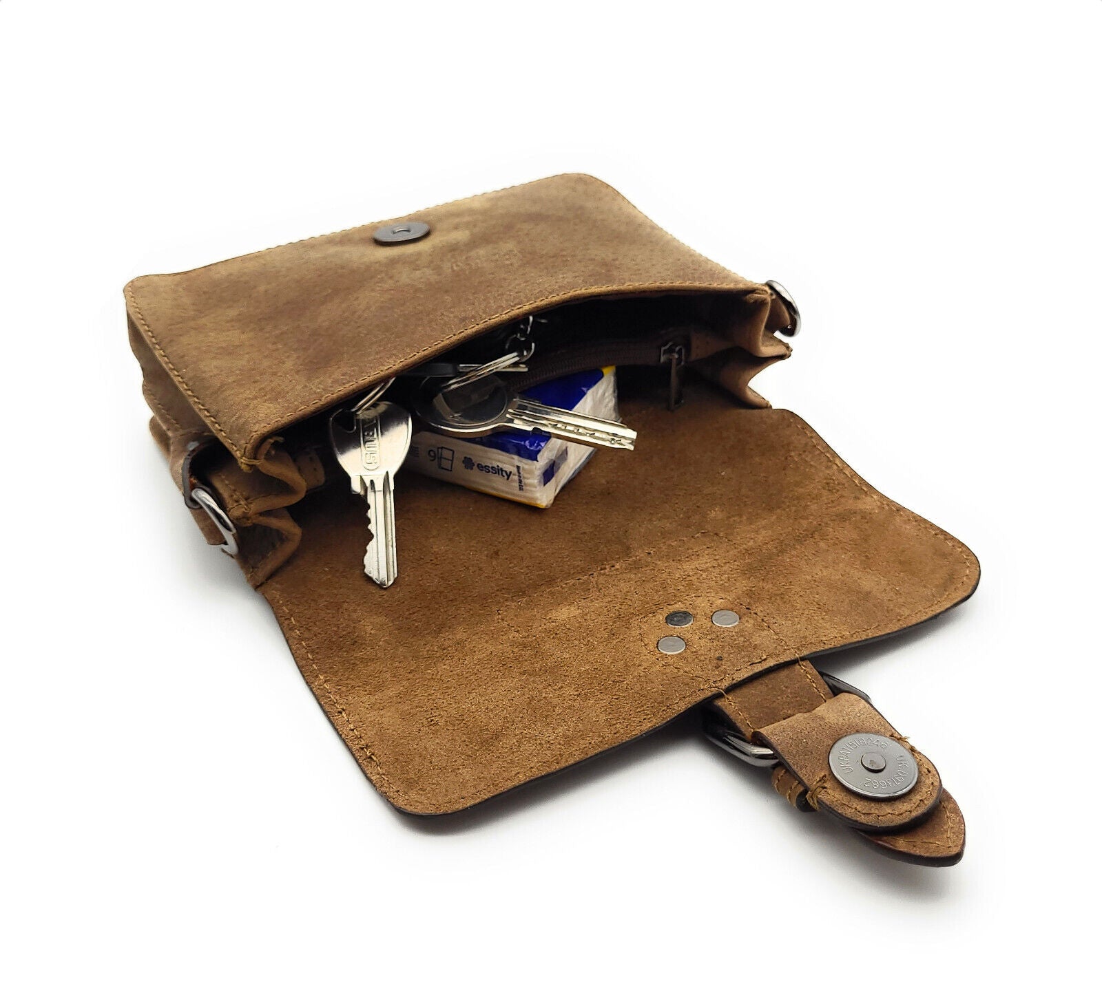 Leder Gürteltasche Bikertasche Jagdtasche Hüfttasche Bauchtasche Schultergurt