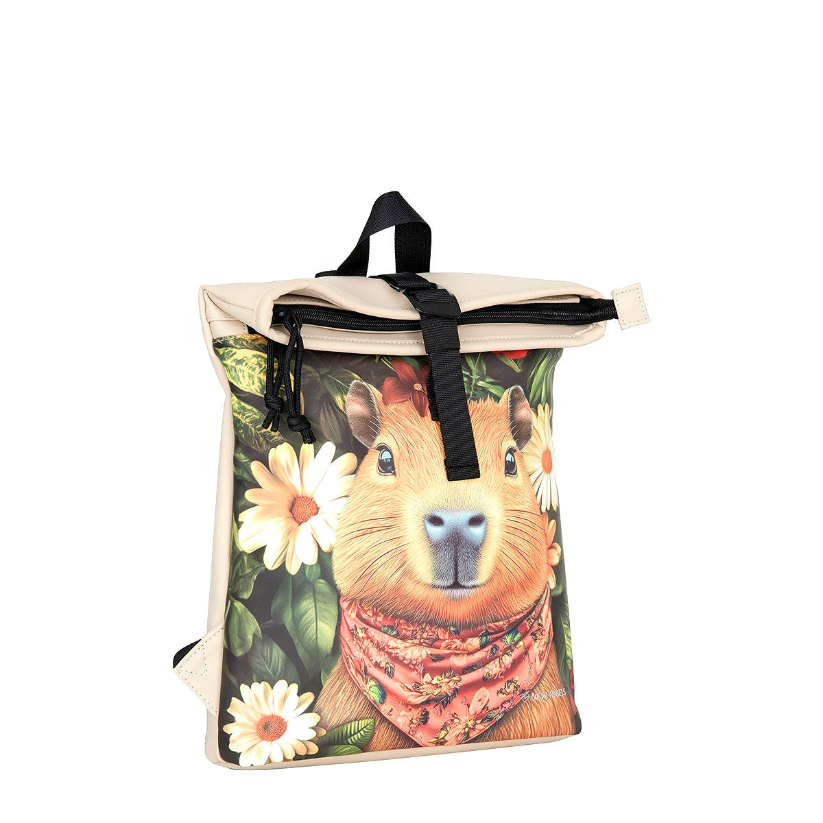 New Rebels Mart Art Roll Up City Rucksack Los Angeles Capybara, wasserabweisend