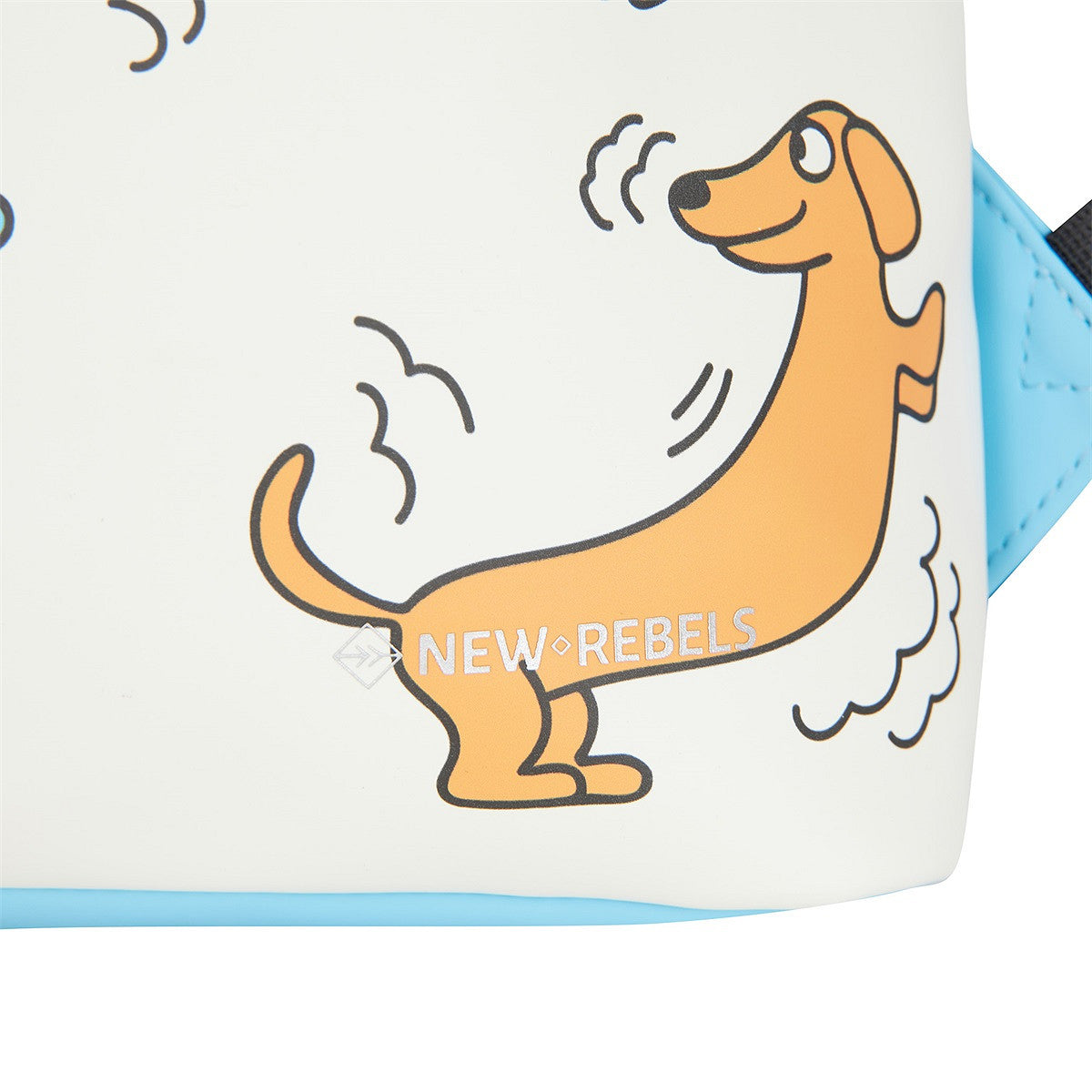 New Rebels Mart Art Roll Up City Rucksack Los Angeles Cartoon, wasserabweisend, Hunde und Katzen