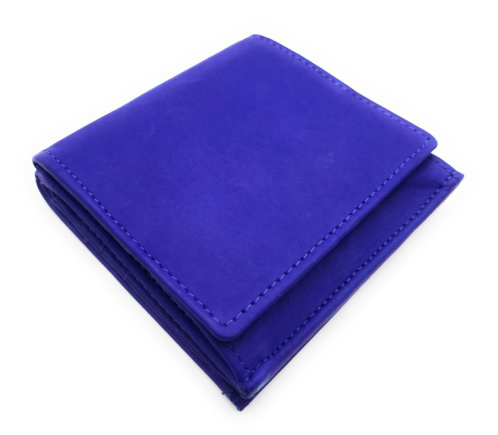 Jockey Club echt Leder Geldbörse Portemonnaie Wiener Schachtel RFID Schutz royal blau