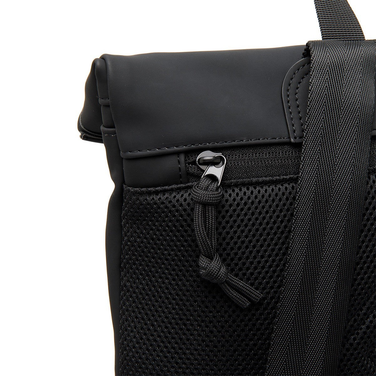 New Rebels Mart Roll Up Rolltop City Rucksack Los Angeles wasserabweisend schwarz