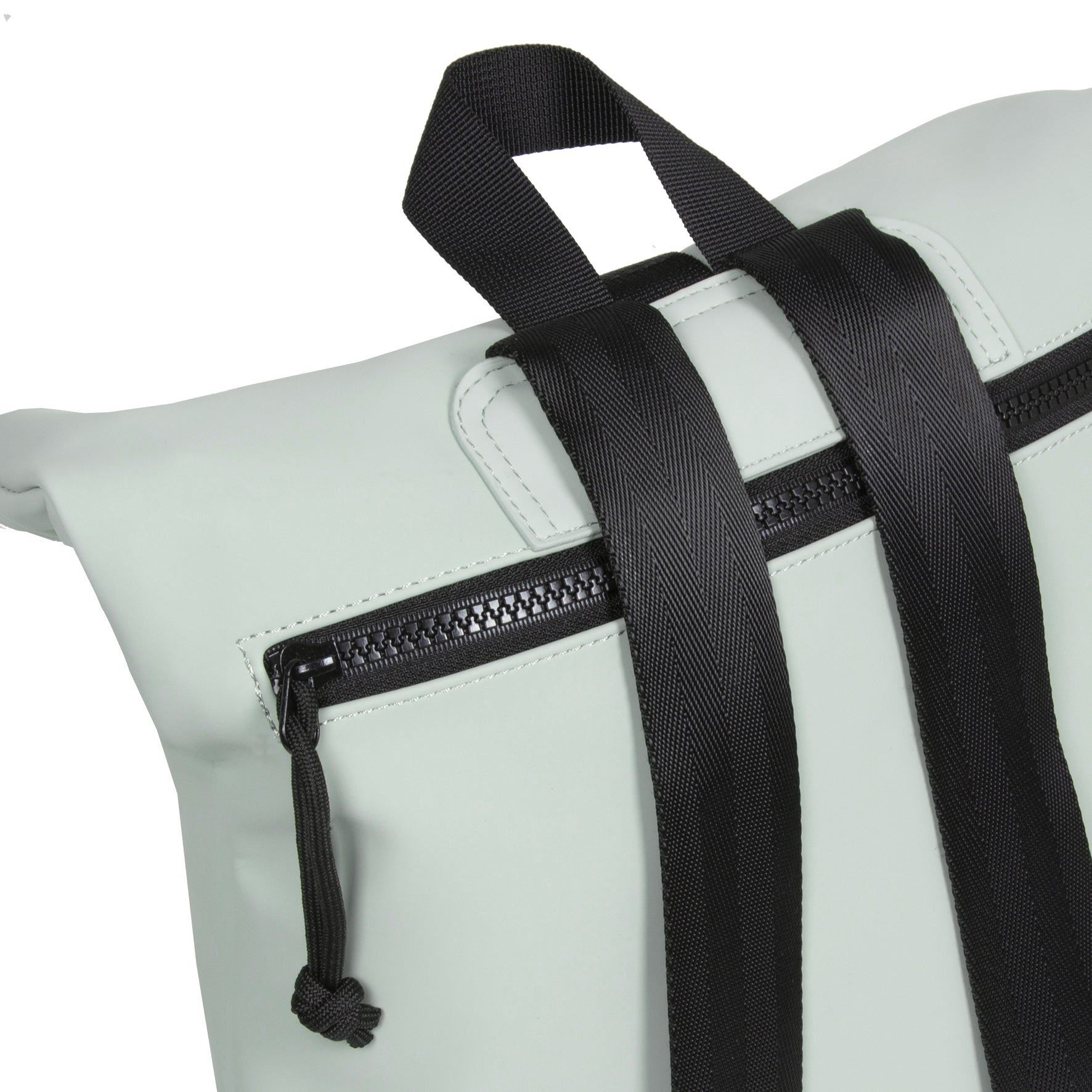 New Rebels Mart Roll Up Rolltop City Rucksack Los Angeles wasserabweisend mint grün