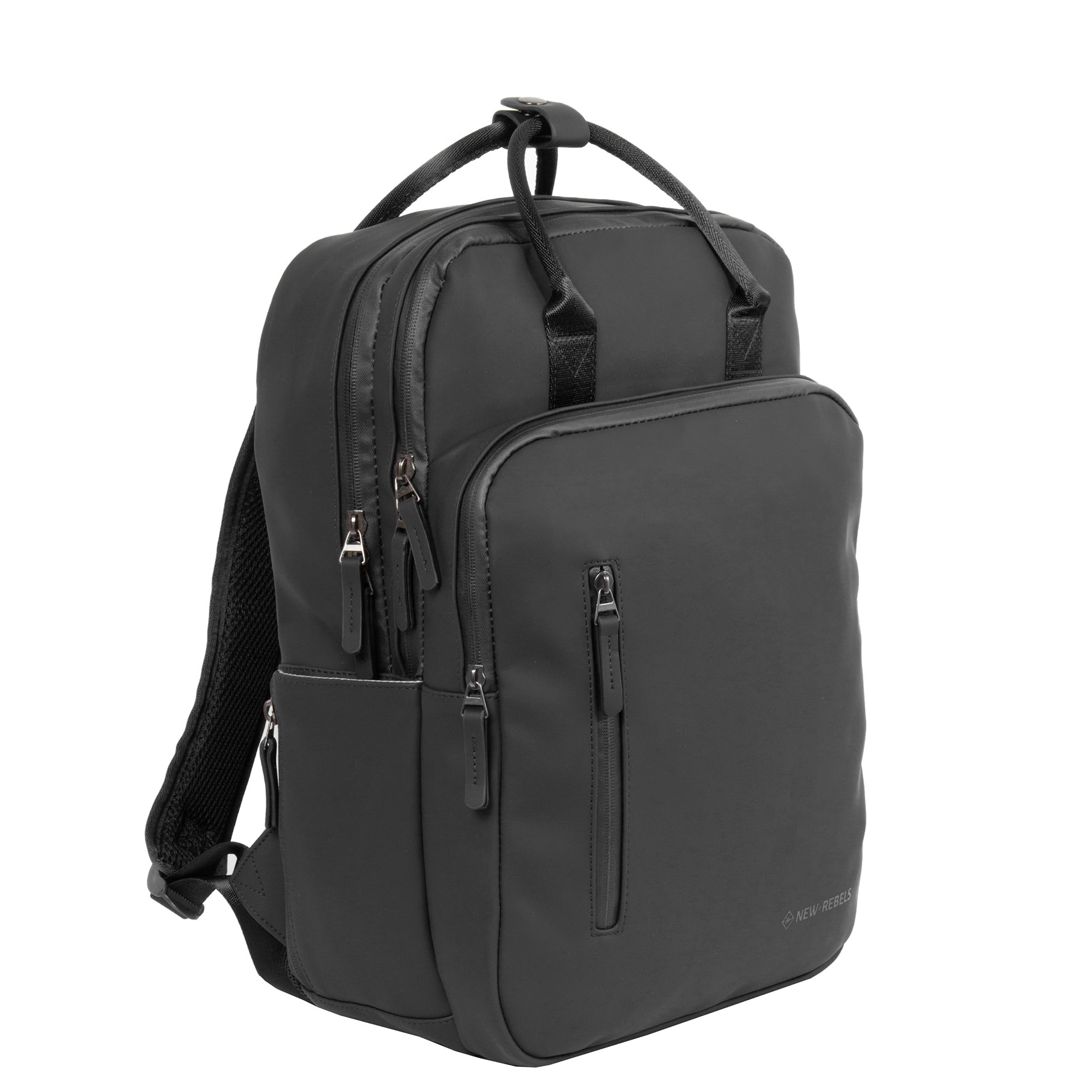 New Rebels William Milwaukee Rucksack – Wasserabweisend, 18L Volumen, Laptopfach, Silber-Innenfutter