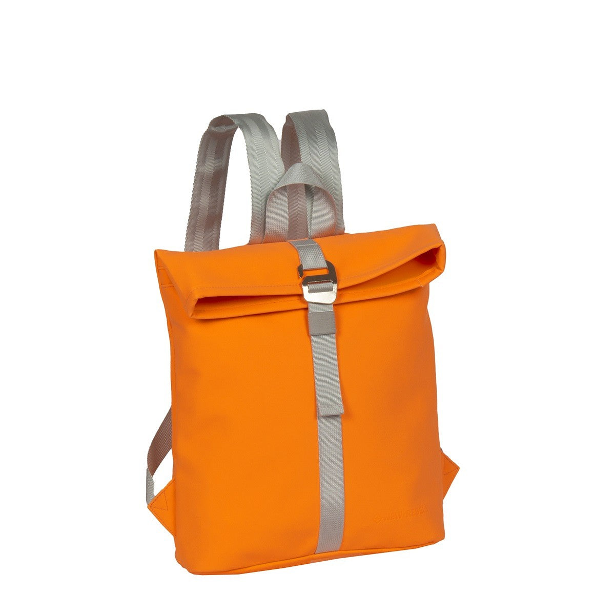 New Rebels Mart Roll Up Rolltop City Rucksack Los Angeles wasserabweisend neon orange
