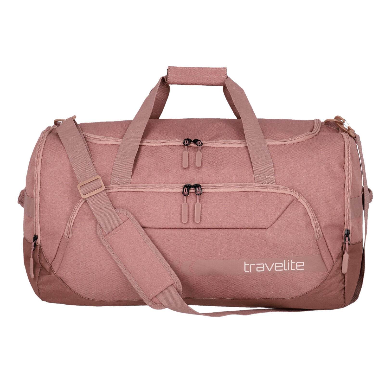 Travelite Sporttasche Kick Off – große Reisetasche 73L mit Schuhfach, Polyester, rosé rosa