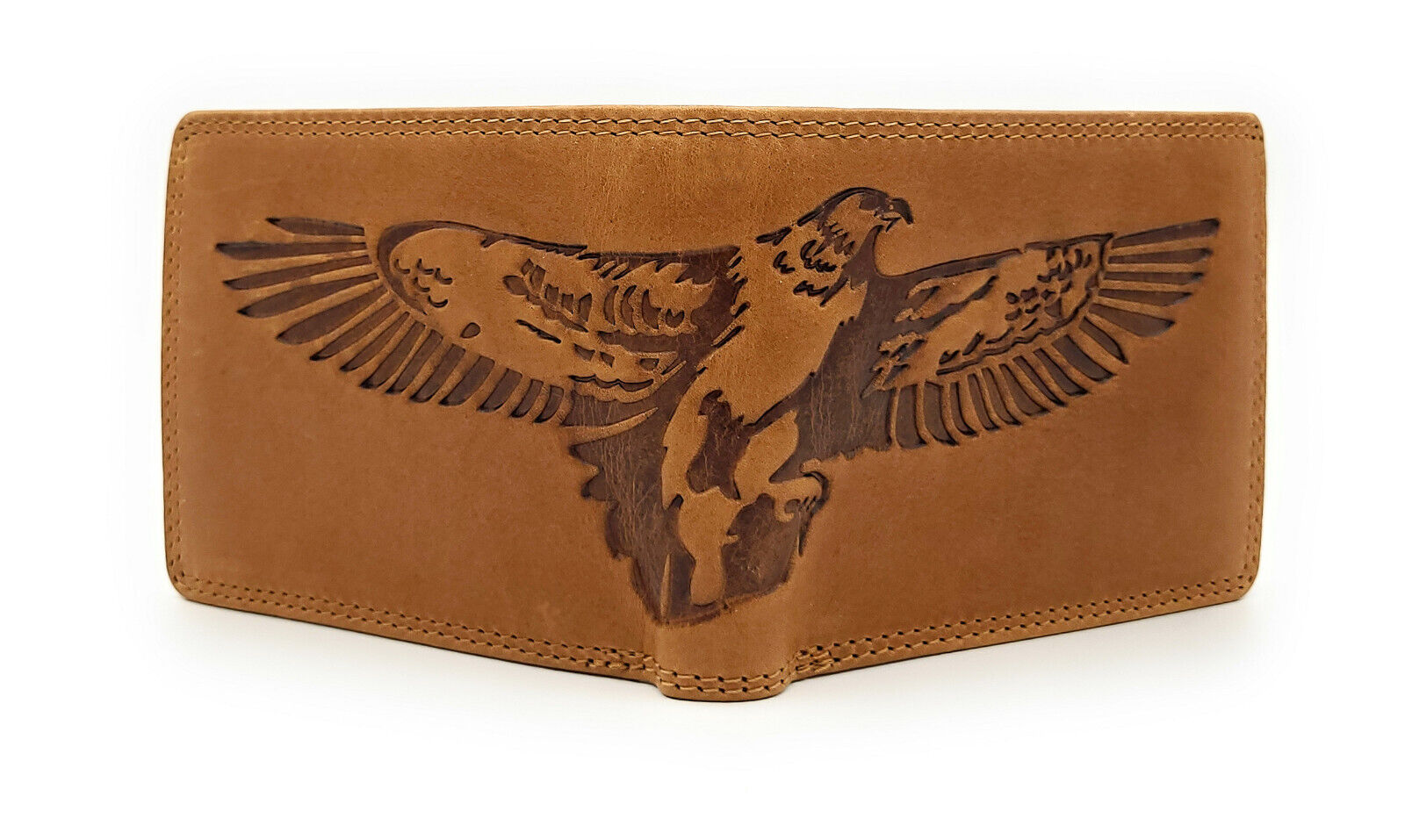 Hill Burry echt Leder Portemonnaie Geldbörse Geldbeutel Adler mit RFID Schutz