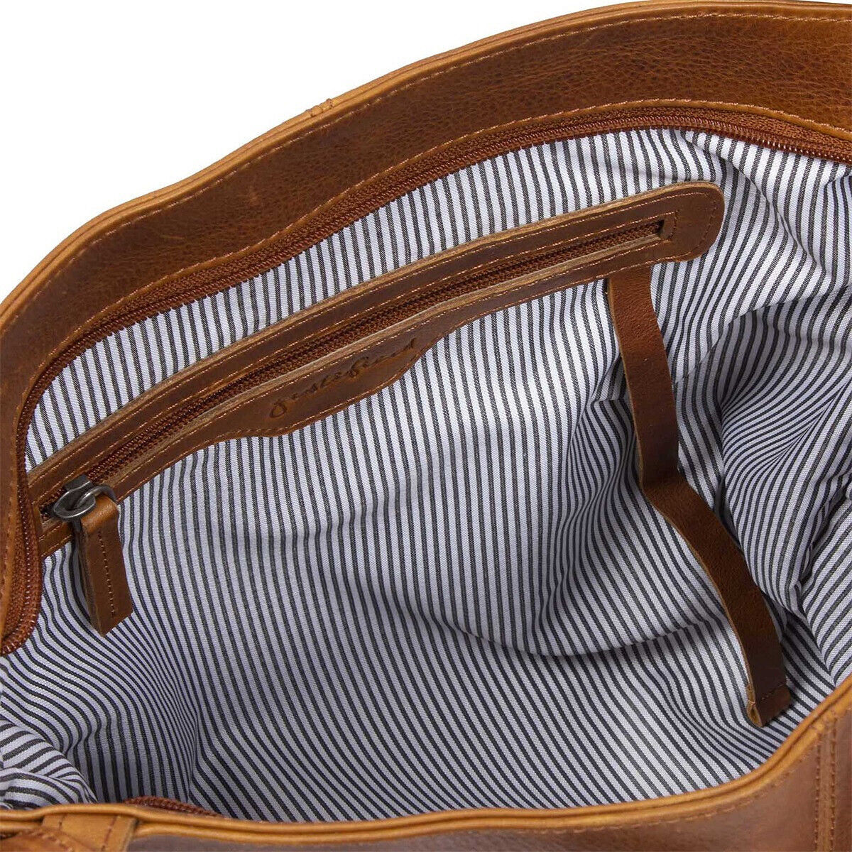 Justified Bags großer echt Leder Damen Shopper Handtasche Schultertasche Nynke vintage congac