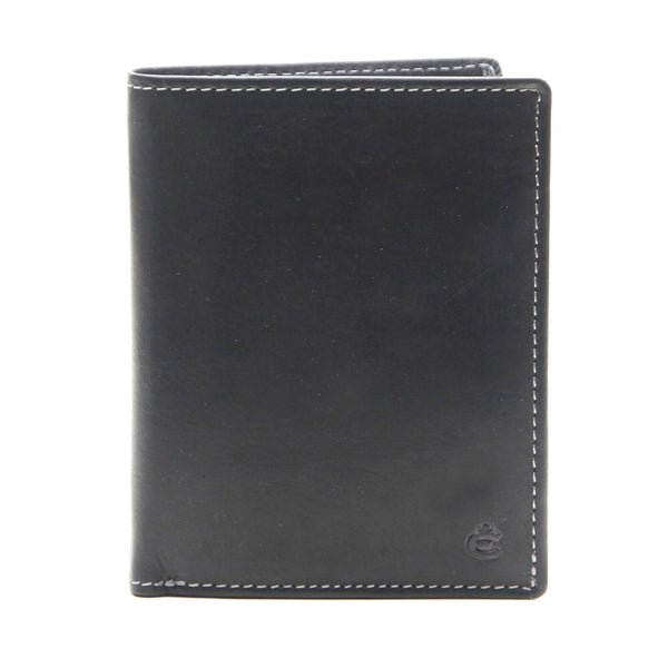 Esquire echt Leder Geldbörse Portemonnaie mit RFID Schutz "Dallas" schwarz
