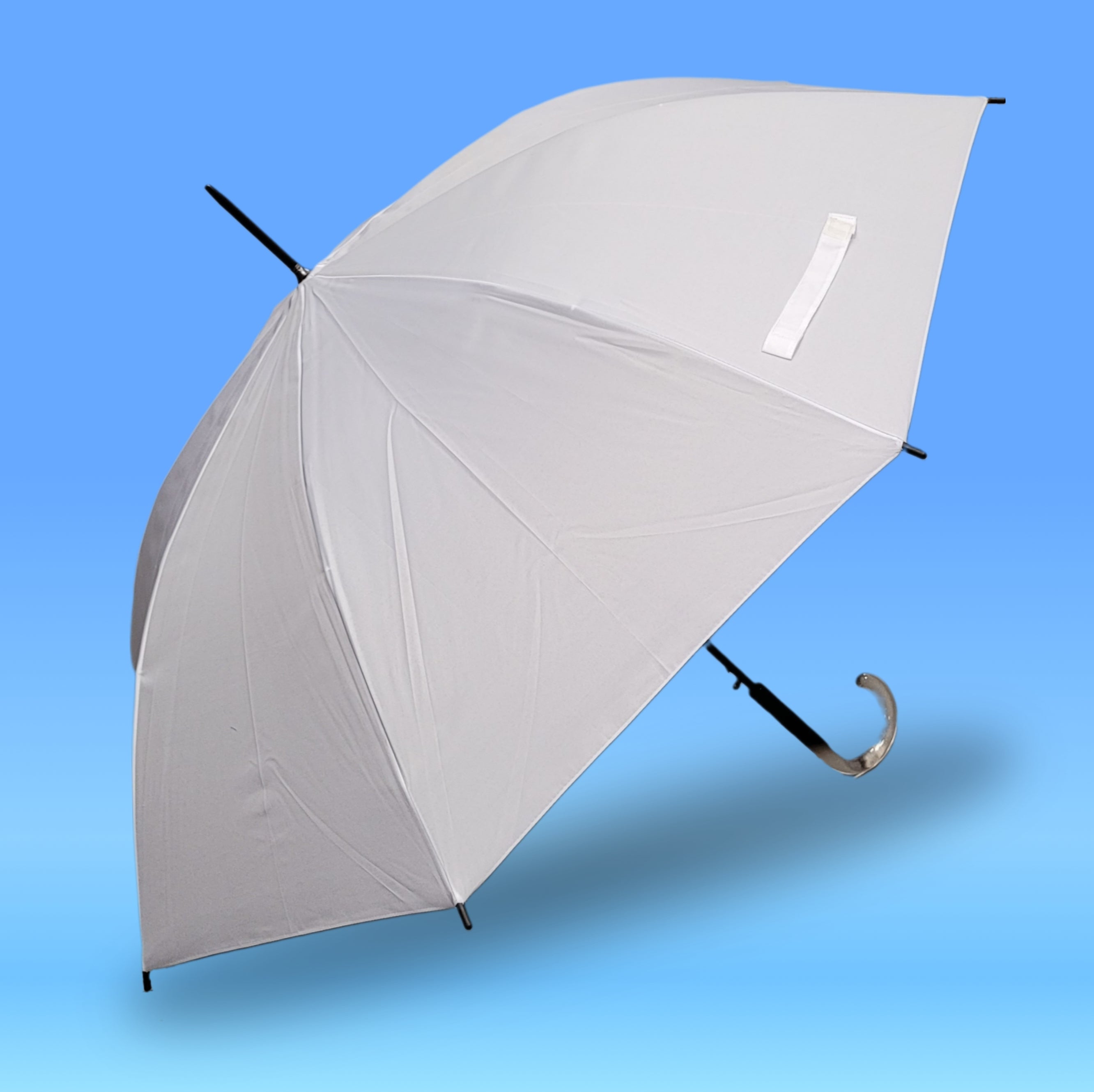 Automatik Regenschirm Stockschirm Wedding Braut Schirm Ø105cm Hochzeitsschirm weiß