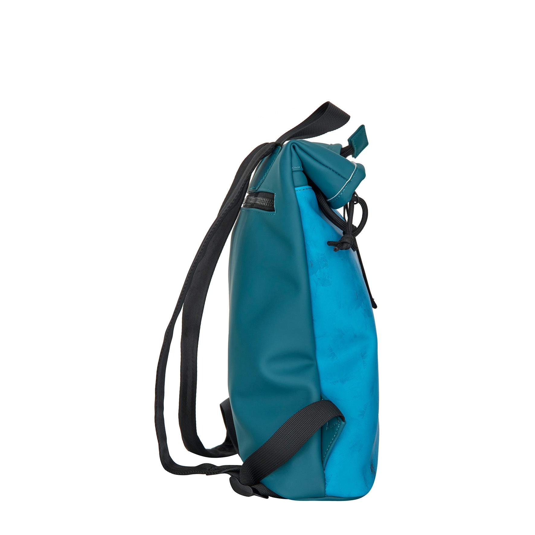 New Rebels Rolltop Cityrucksack Los Angeles – Stylischer Rolltop Rucksack mit Hirsch-Design, Wasserabweisend & Praktisch